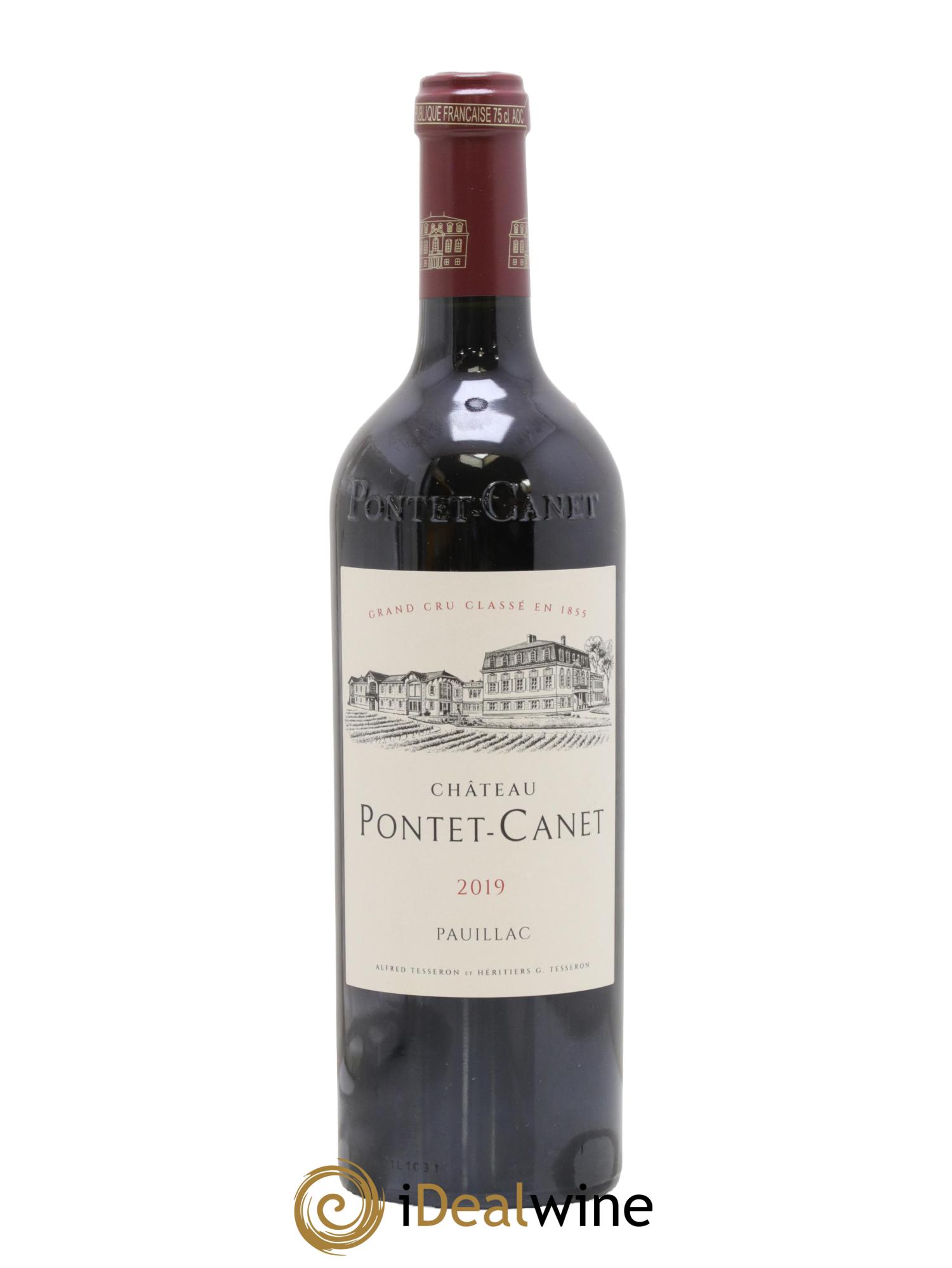 Château Pontet Canet 5ème Grand Cru Classé 2019 - Lot de 1 bouteille - 0