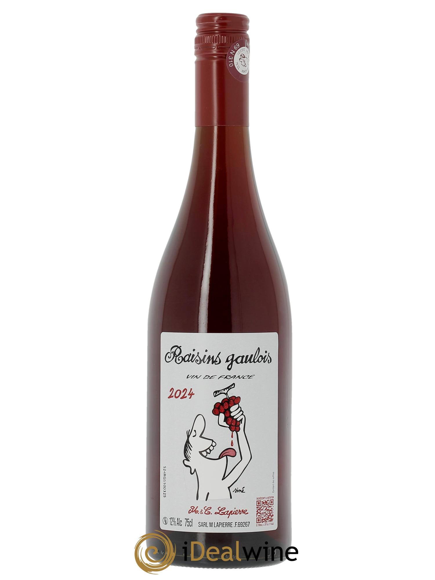 Vin de France Raisins Gaulois Marcel Lapierre (Domaine)  2024 - Posten von 1 Flasche - 0