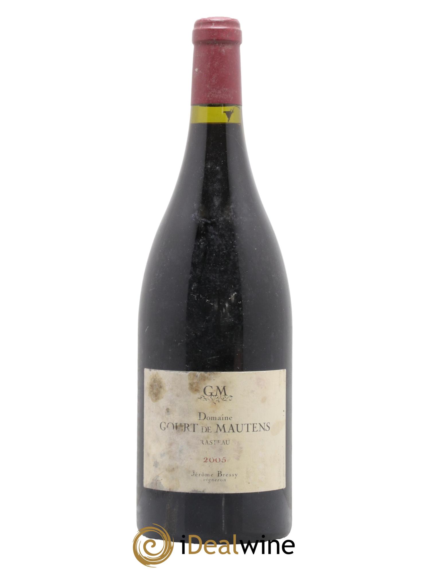 Rasteau Domaine Gourt de Mautens - Jérôme Bressy 2005 - Lot de 1 magnum - 0