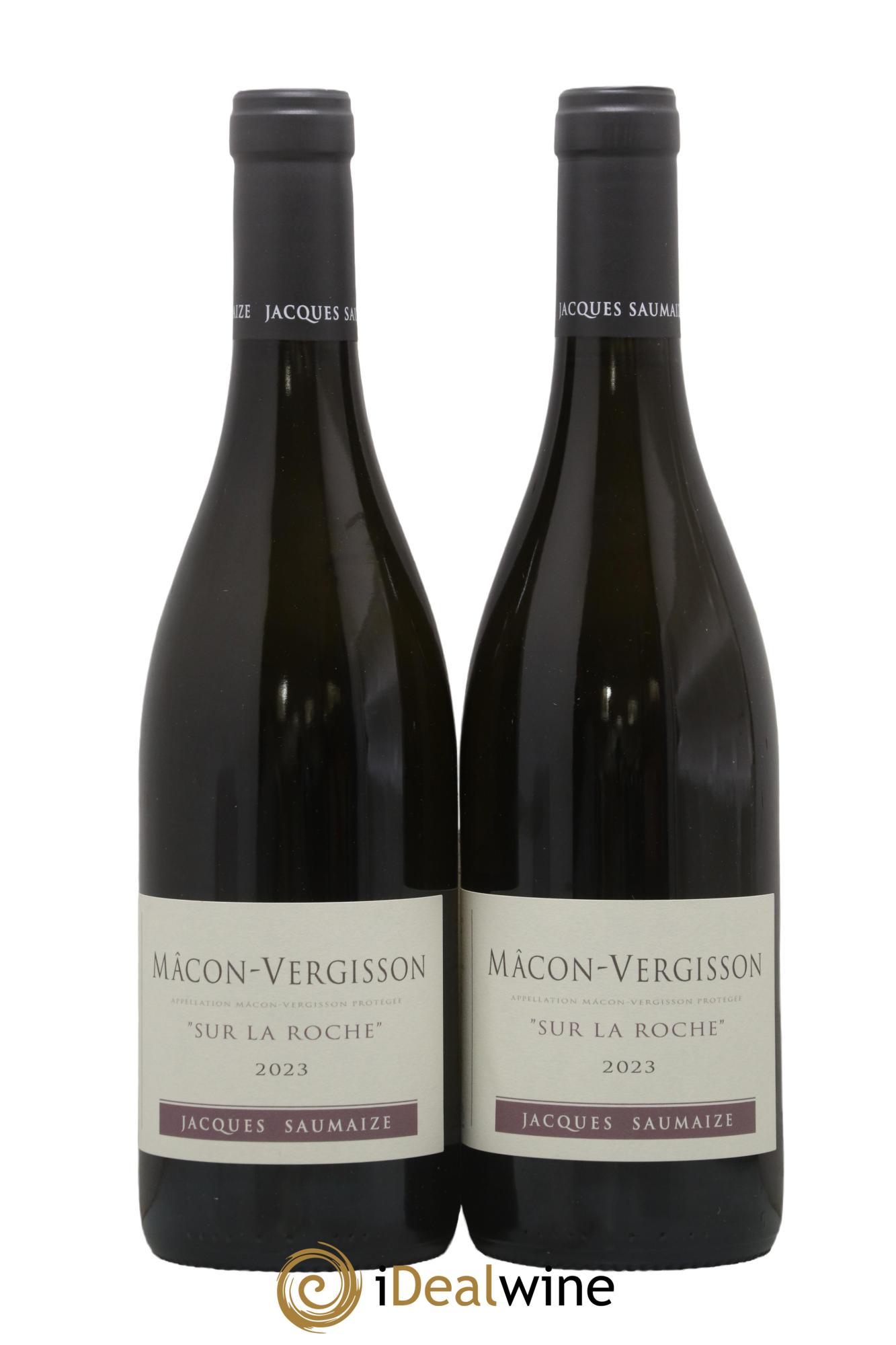 Mâcon-Vergisson Sur la Roche Jacques et Nathalie Saumaize 2023 - Posten von 2 Flaschen - 0