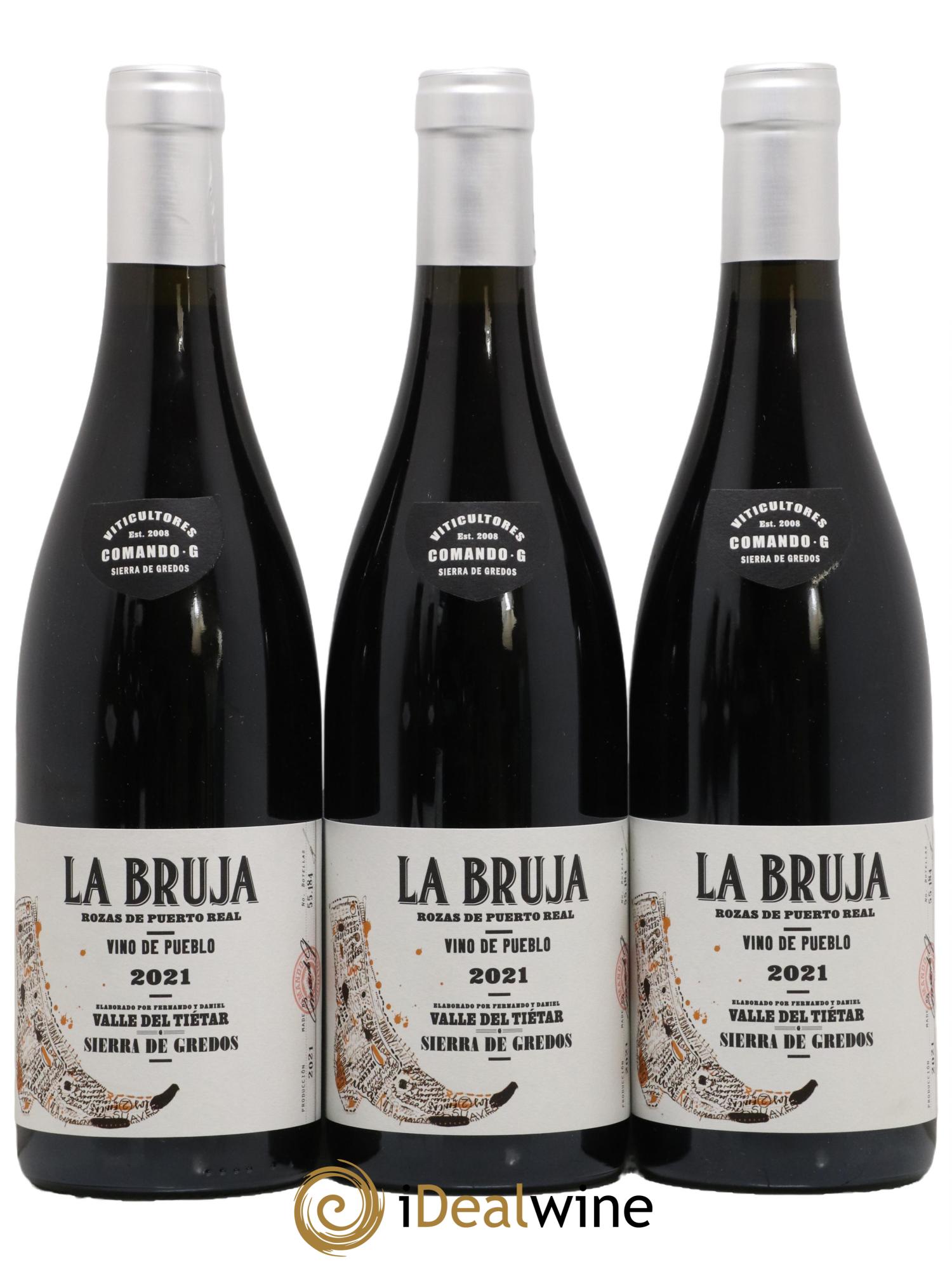 Vinos de Madrid DO Comando G La Bruja de Rozas 2021 - Lot de 3 bouteilles - 0