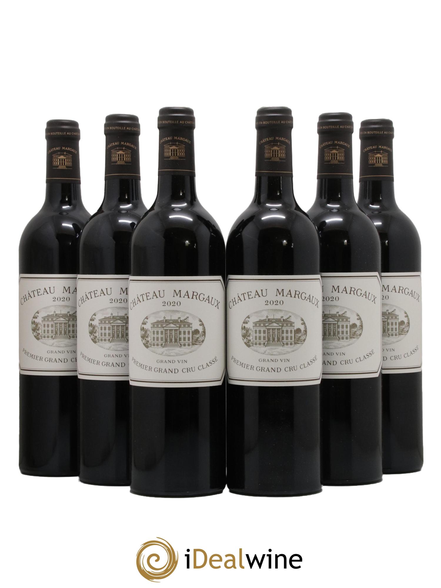 Château Margaux 1er Grand Cru Classé 2020 - Lot de 6 bouteilles - 0