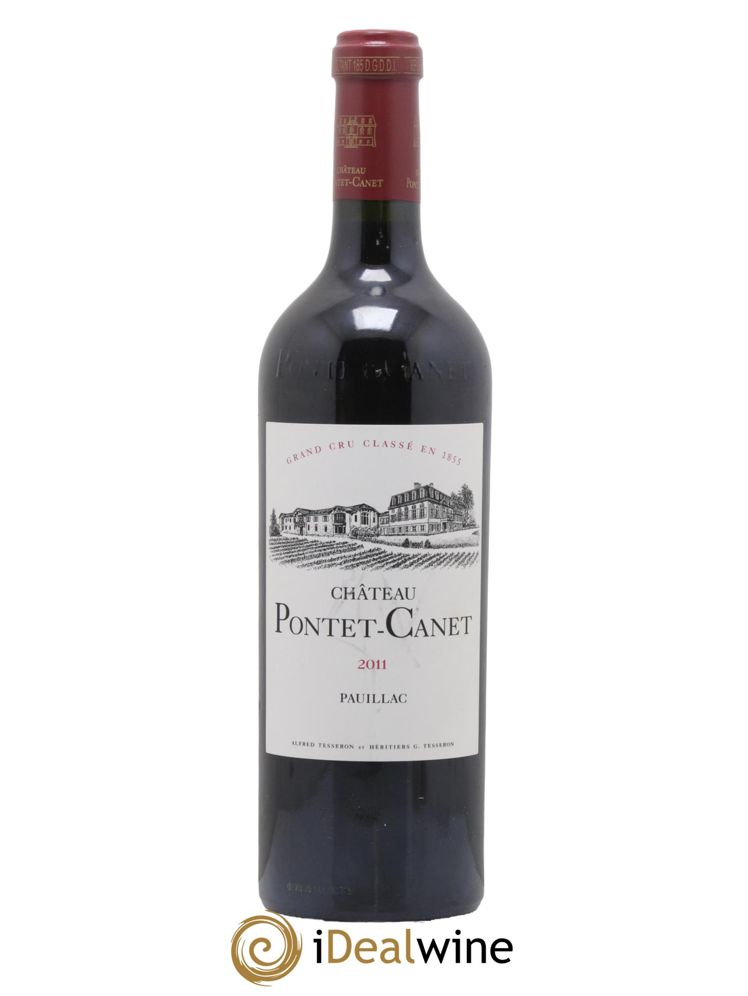 Château Pontet Canet 5ème Grand Cru Classé 2011 - Lot de 1 bouteille - 0
