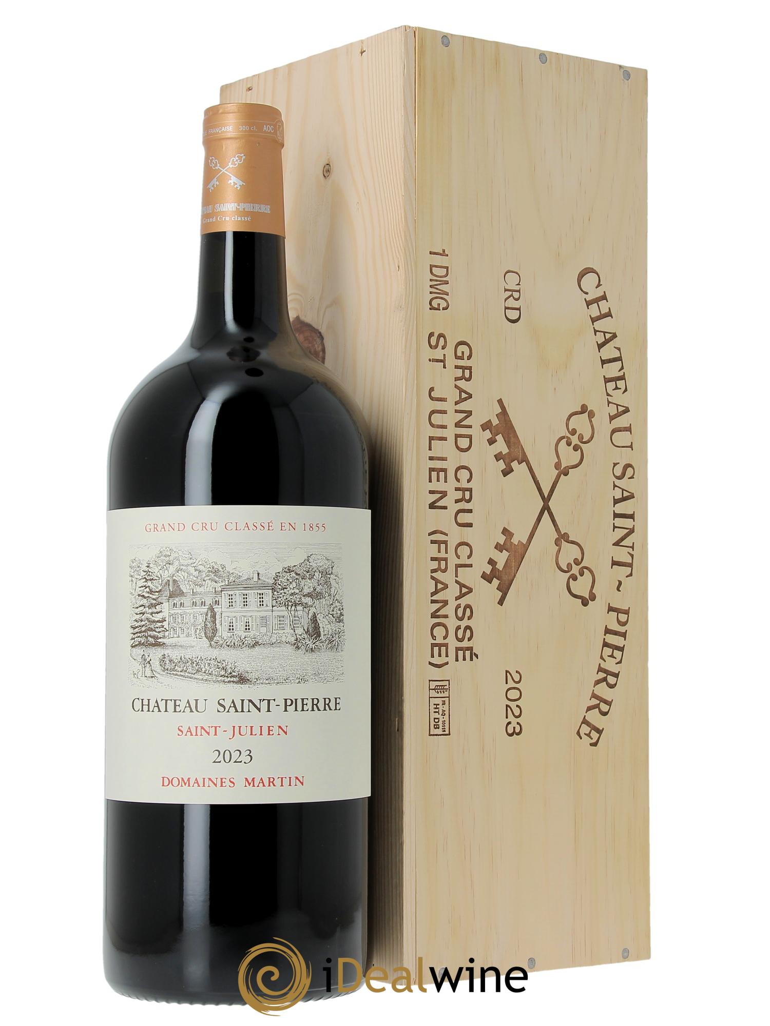 Château Saint-Pierre 4ème Grand Cru Classé 2023 - Lot de 1 double magnum - 0