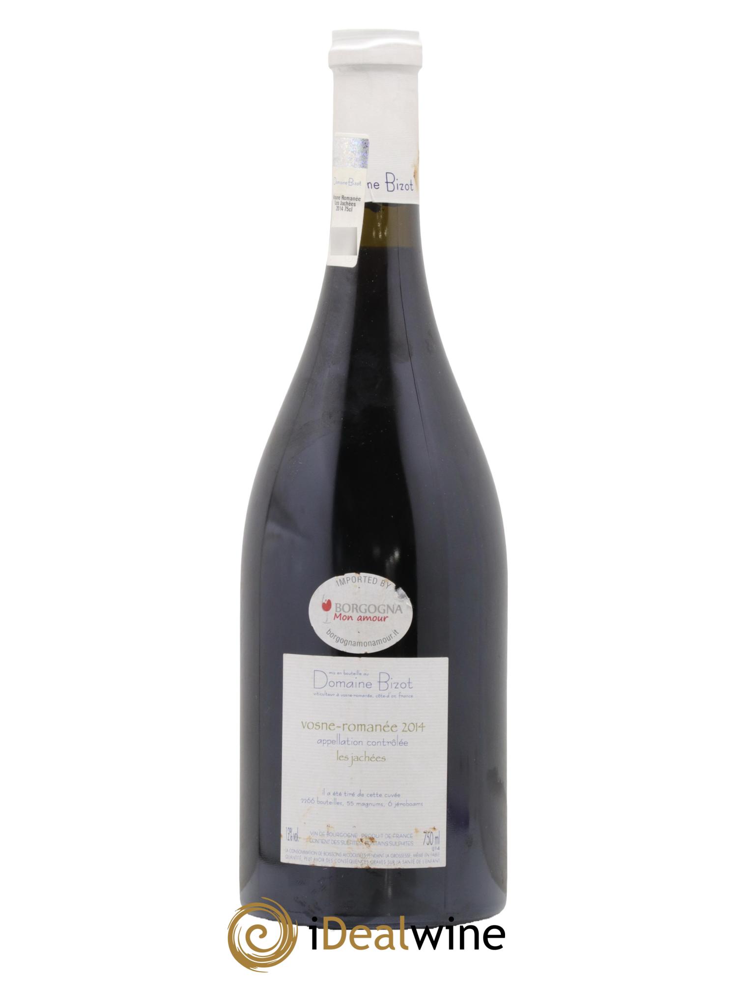 Vosne-Romanée Les Jachées Bizot (Domaine) 2014 - Lot of 1 bottle - 1