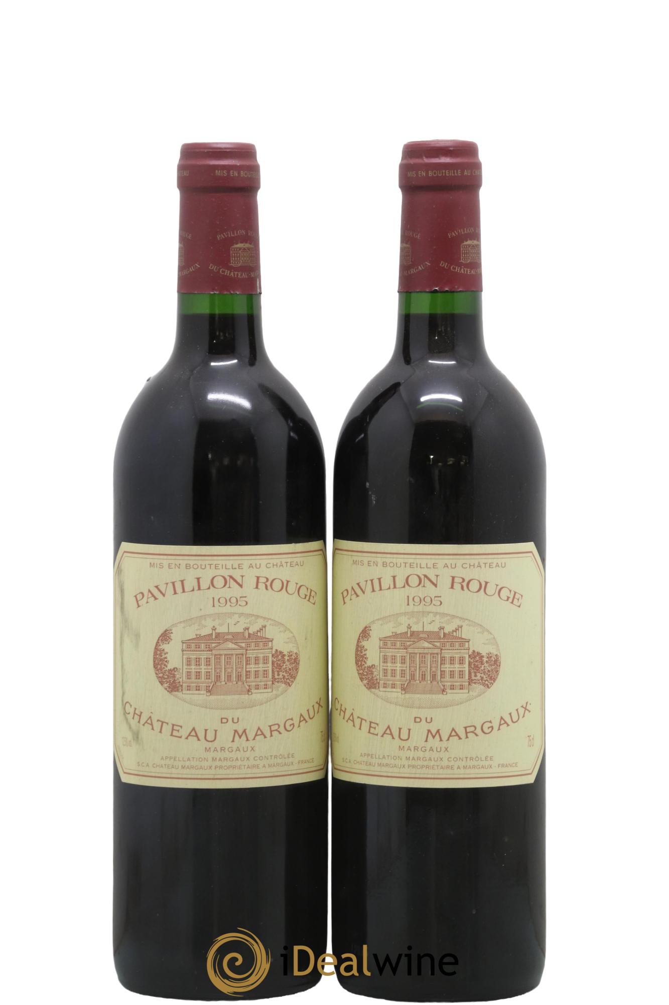 Pavillon Rouge du Château Margaux Second Vin 1995 - Lot of 2 bottles - 0