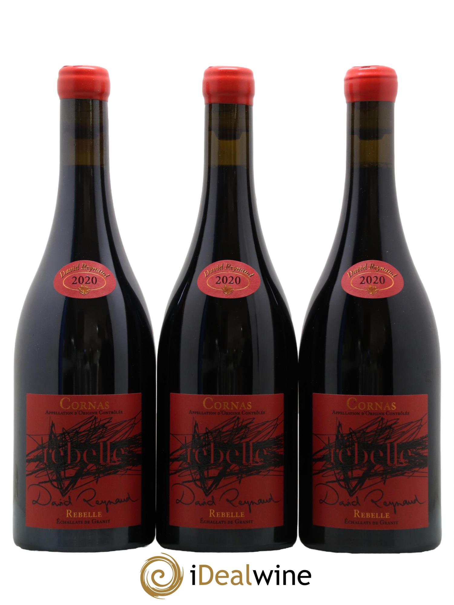Cornas Rebelle David Reynaud 2020 - Lot de 3 bouteilles - 0