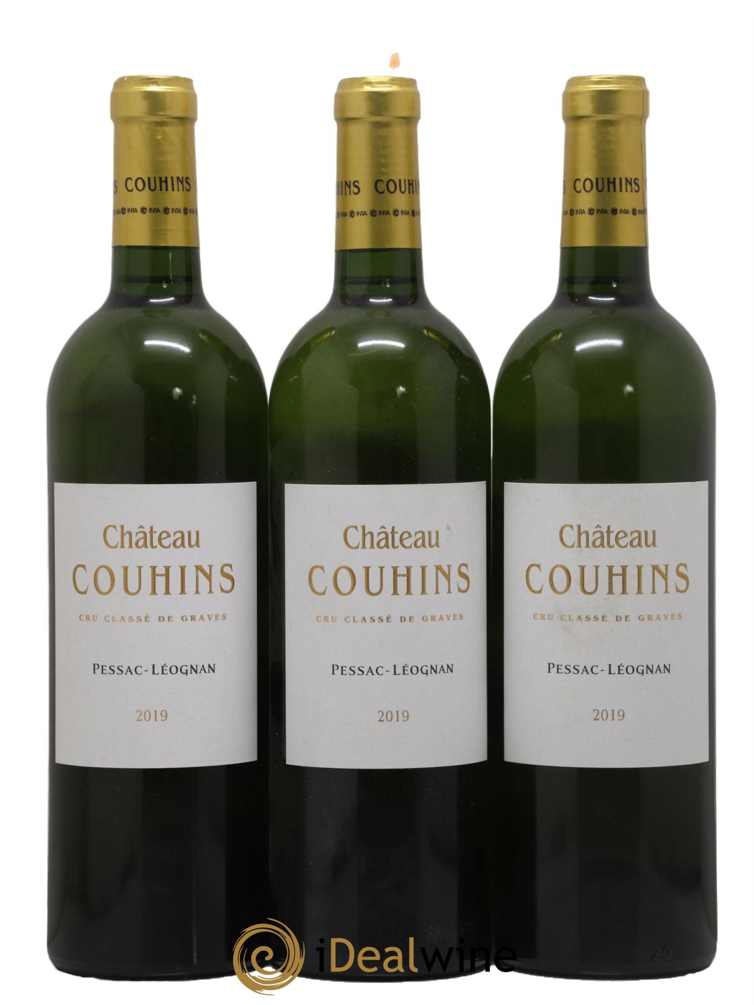 Couhins Cru Classé de Graves 2019 - Lot de 3 bouteilles - 0