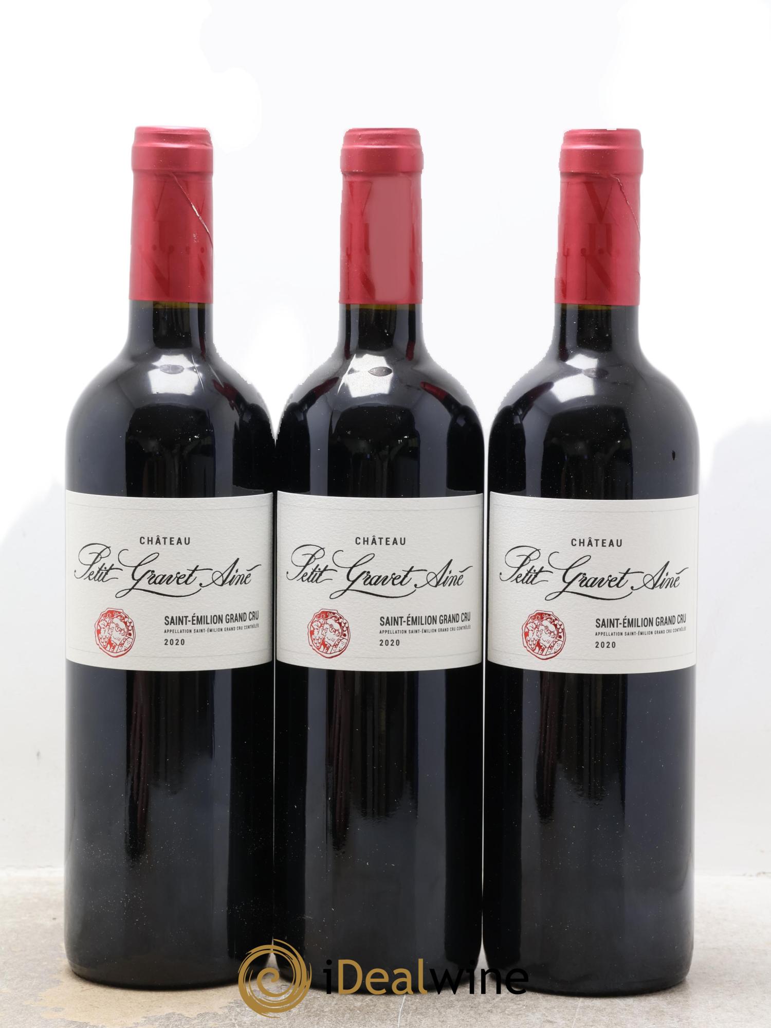 Saint-Émilion Grand Cru Château Petit Gravet Ainé 2020 - Posten von 6 Flaschen - 2