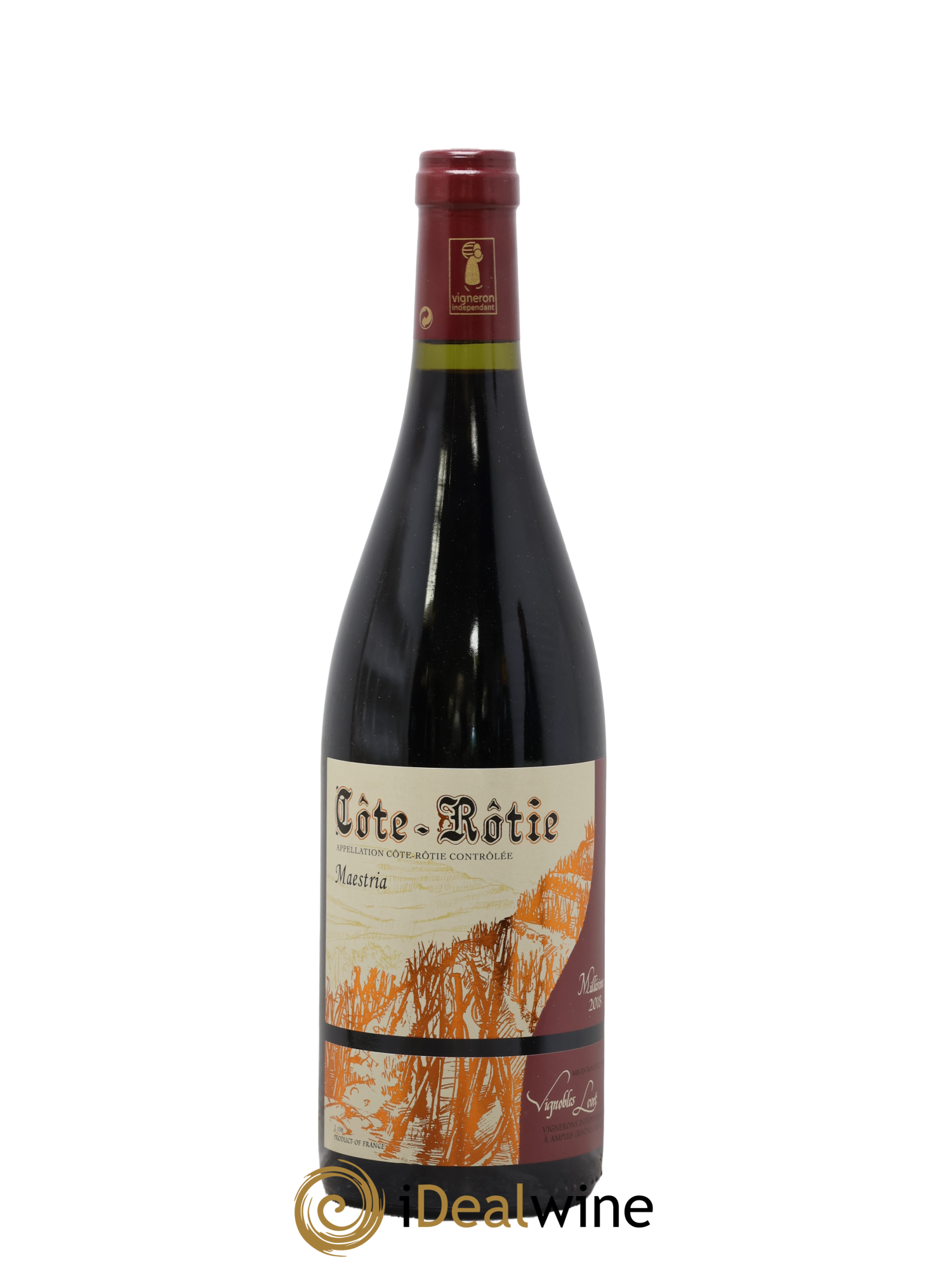 Côte-Rôtie Maestria Vignobles Levet 2018 - Lot de 1 bouteille - 0