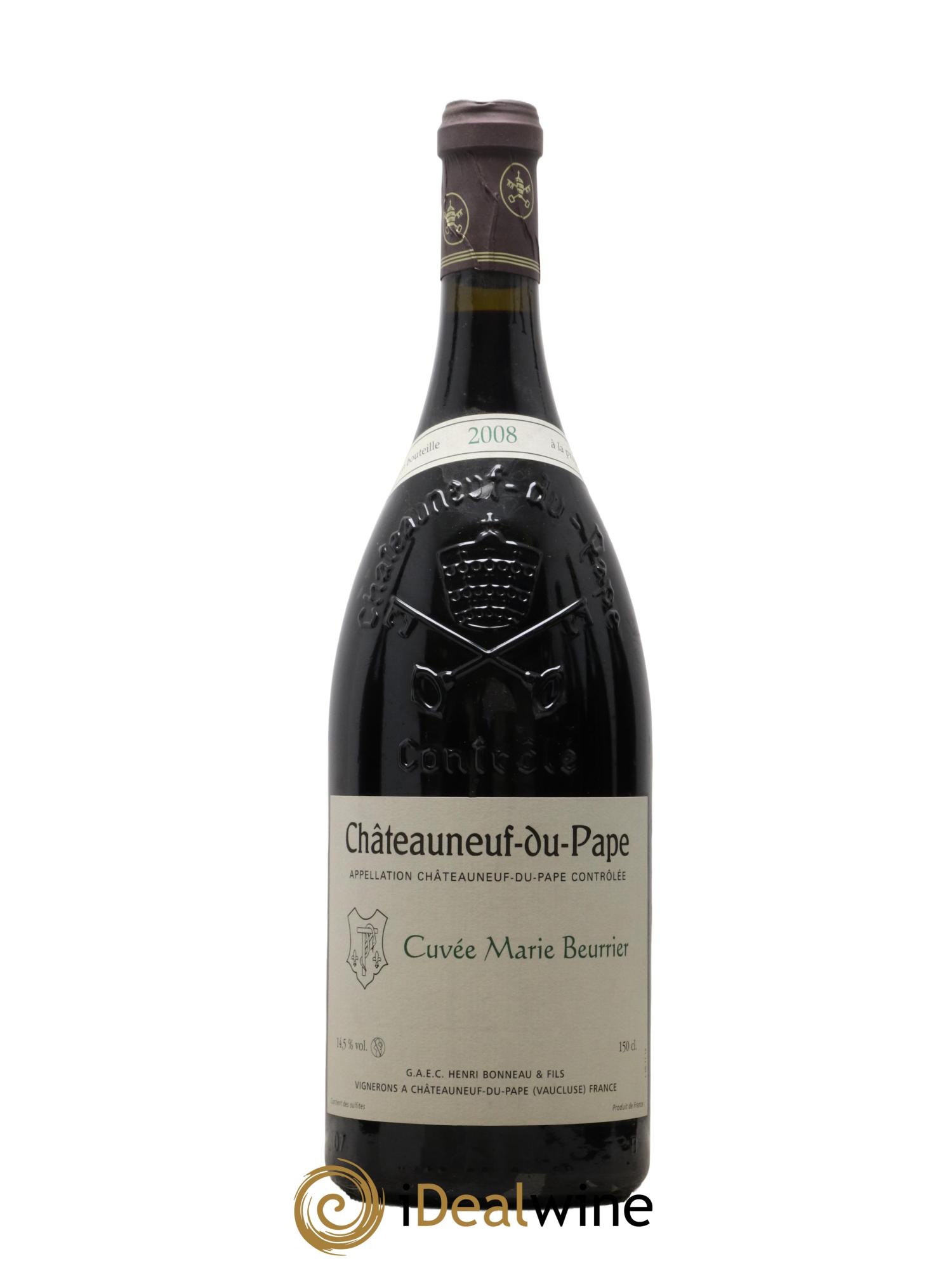 Châteauneuf-du-Pape Marie Beurrier Henri Bonneau & Fils 2008 - Lot de 1 magnum - 0