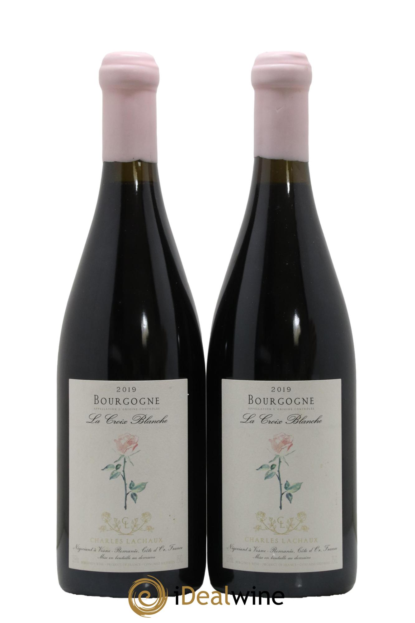 Bourgogne La Croix Blanche Charles Lachaux 2019 - Lot de 2 bouteilles - 0
