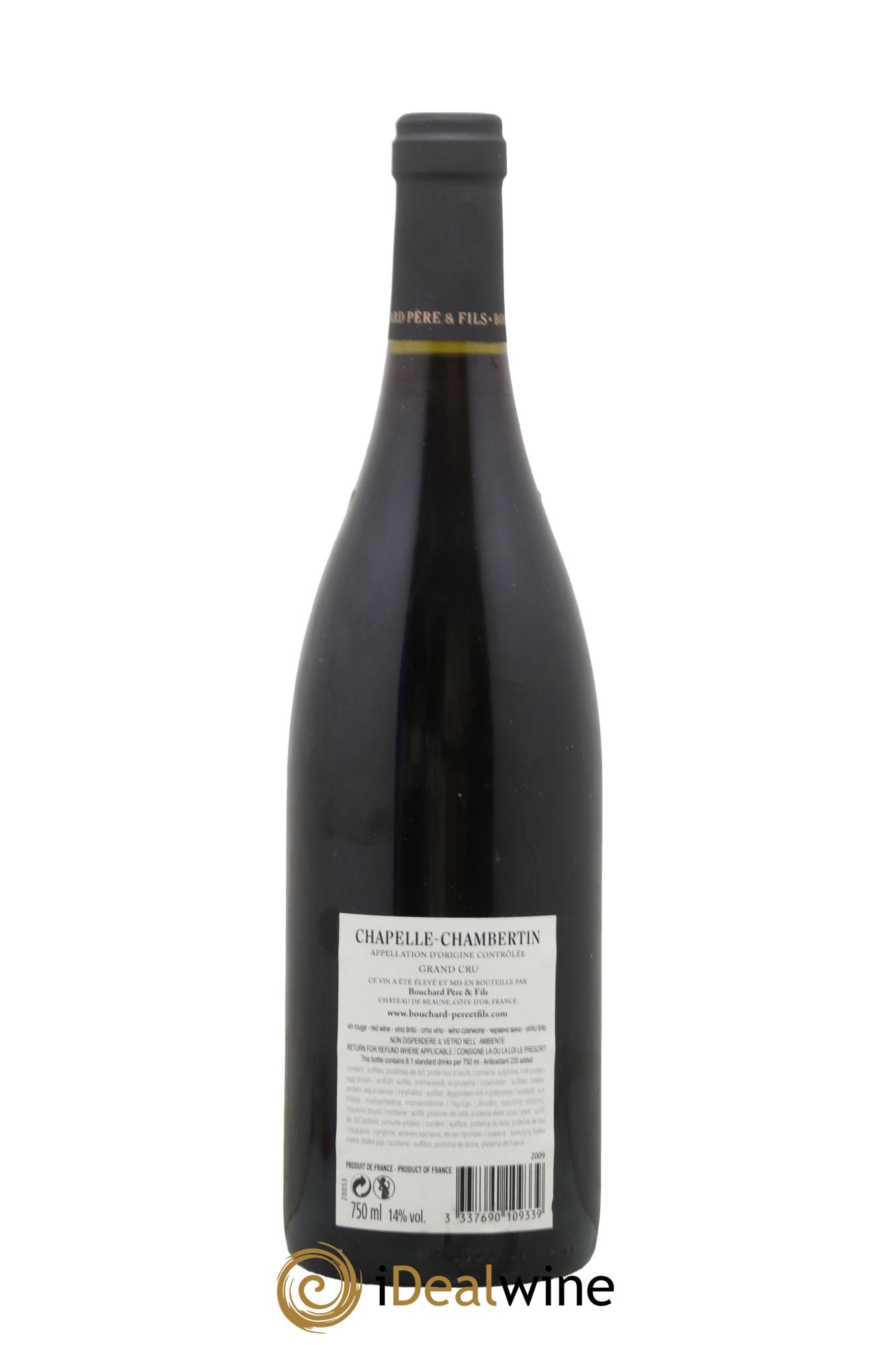 Chapelle-Chambertin Grand Cru Bouchard Père & Fils 2009 - Lot of 1 bottle - 1