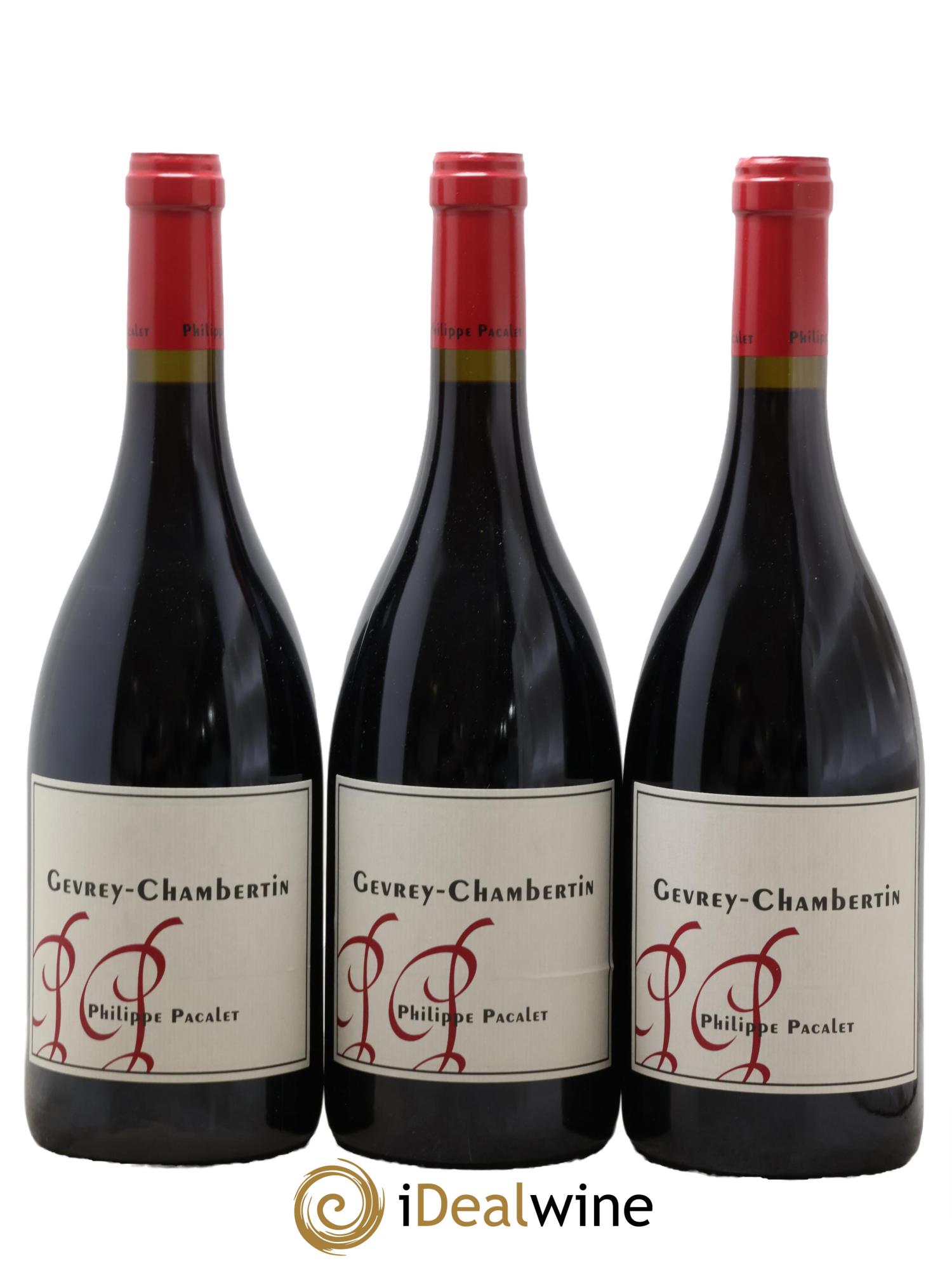 Gevrey-Chambertin Philippe Pacalet 2022 - Lotto di 3 bottiglie - 0
