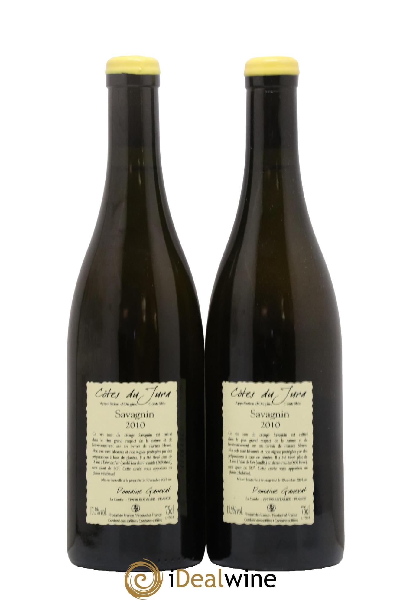 Côtes du Jura Les Vignes de mon Père Jean-François Ganevat (Domaine) 2010 - Lot de 2 bouteilles - 1