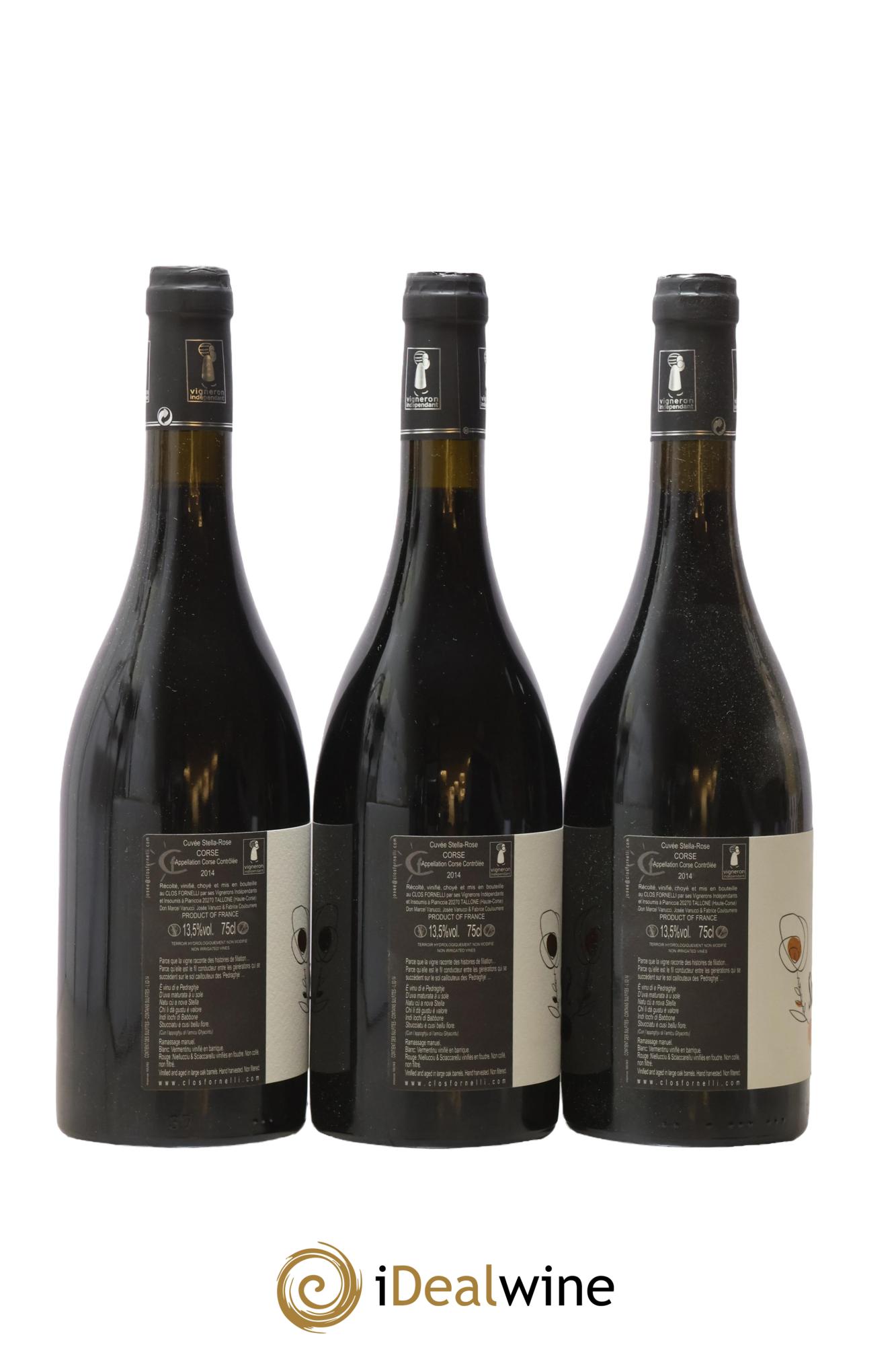 Vin de Corse Stella Rose Clos Fornelli 2014 - Lotto di 3 bottiglie - 1