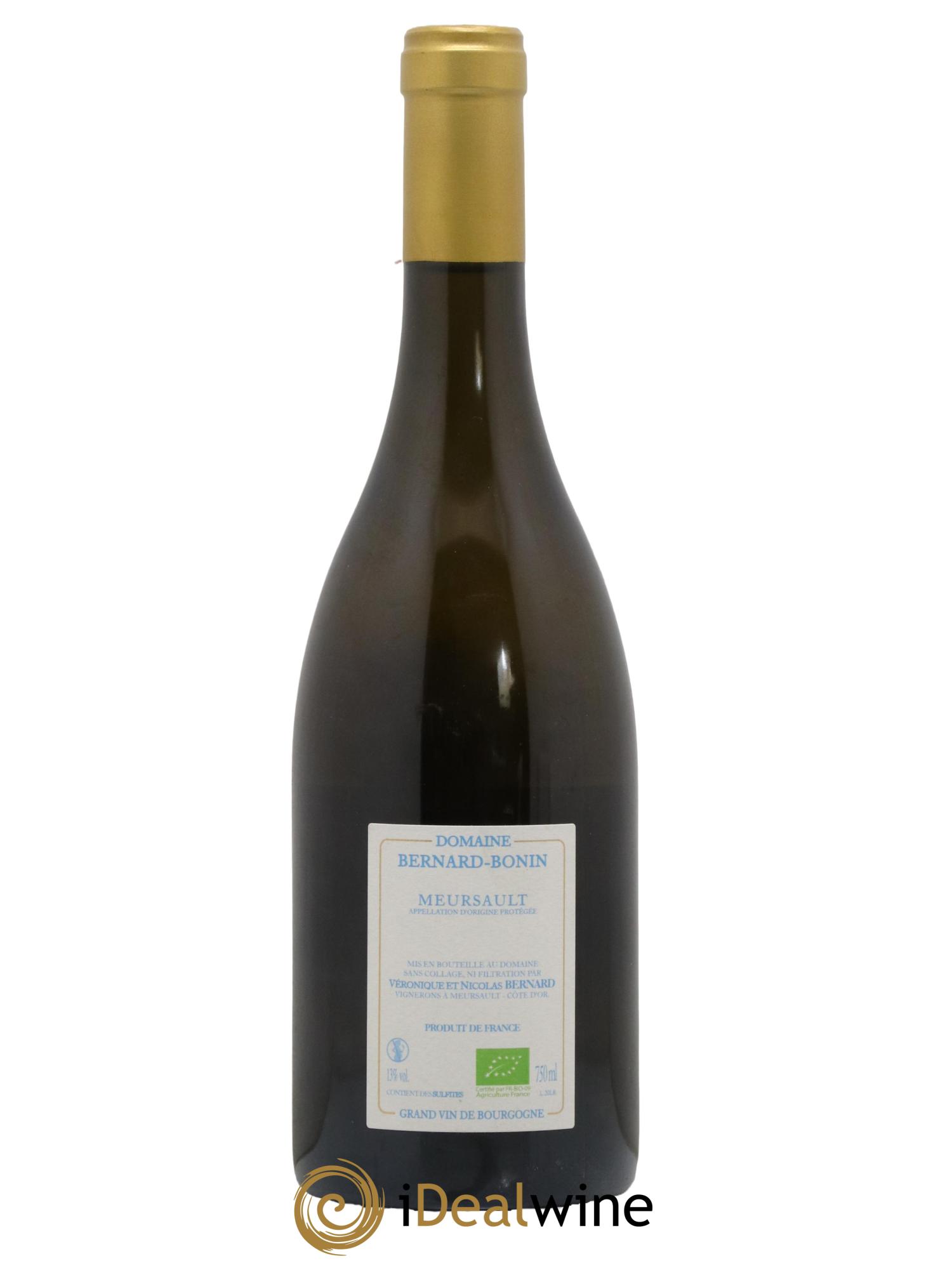 Meursault La Rencontre Bernard Bonin 2020 - Lot de 1 bouteille - 1