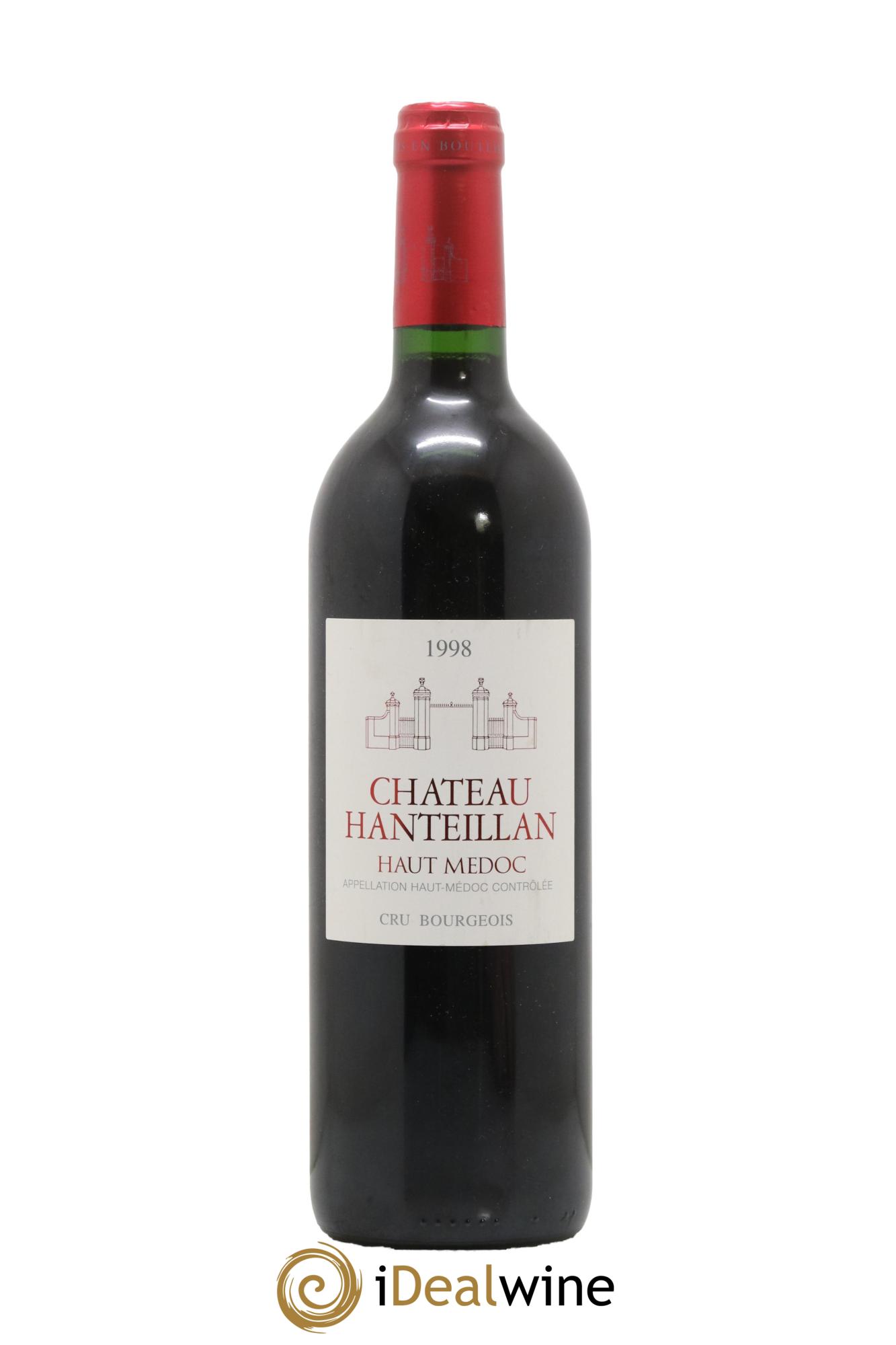Château Hanteillan Cru Bourgeois 1998 - Lot de 1 bouteille - 0