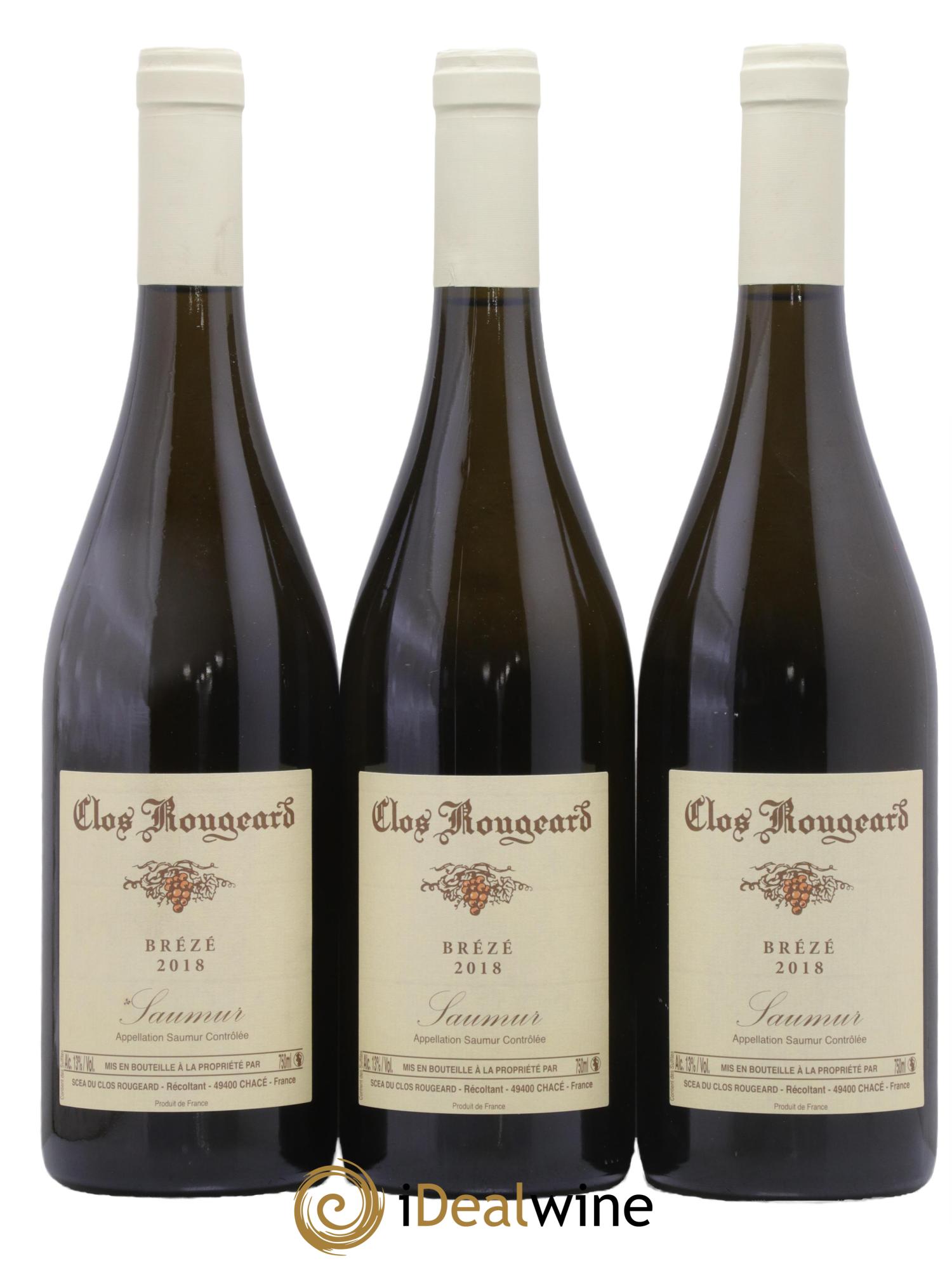 Saumur Brézé Clos Rougeard 2018 - Lot de 3 bouteilles - 0