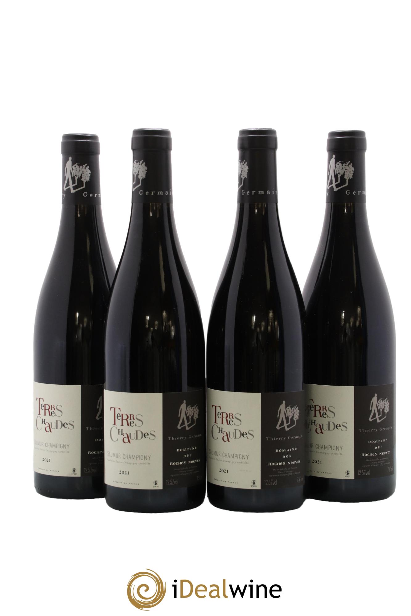 Saumur-Champigny Terres Chaudes Domaine des Roches Neuves - Thierry Germain 2021 - Lot de 4 bouteilles - 0