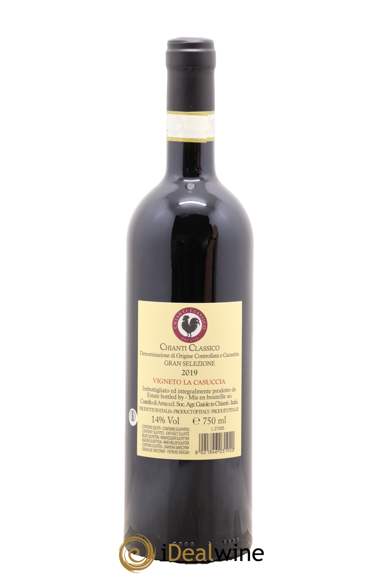 Chianti Classico Castello di Ama DOCG Gran Selezione Vigneto La Casuccia 2019 - Lot de 1 bouteille - 1
