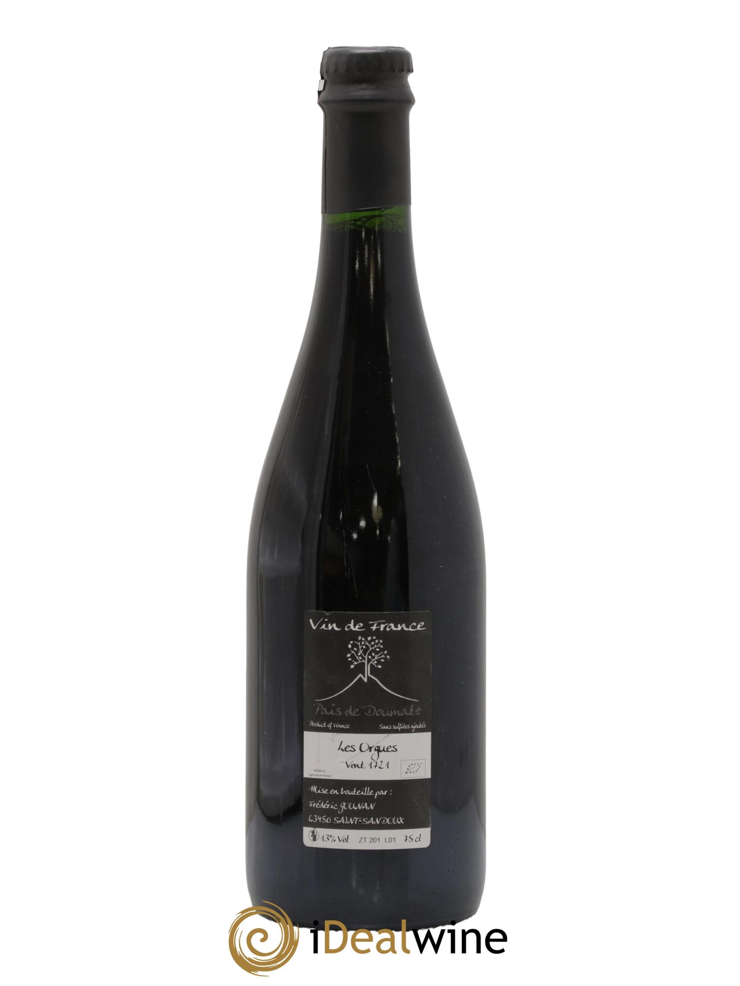 Vin de France Les Orgues Vignoble de l'Arbre Blanc 2017 - Lot de 1 bouteille - 1