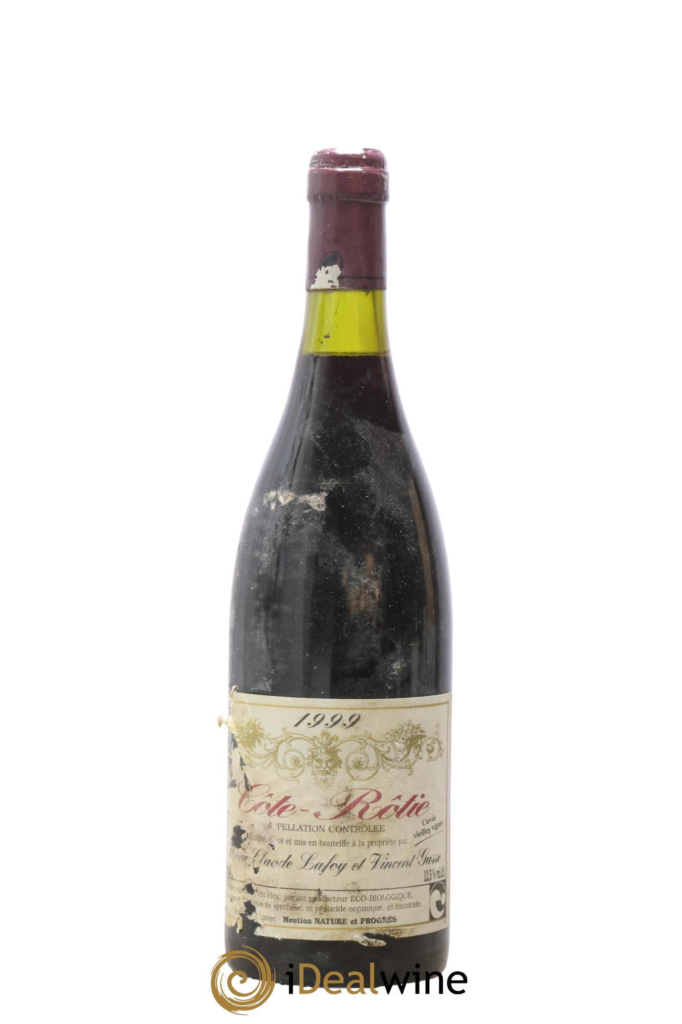 Côte-Rôtie Vieilles Vignes Lafoy et Gasse 1999 - Lot of 1 bottle - 0