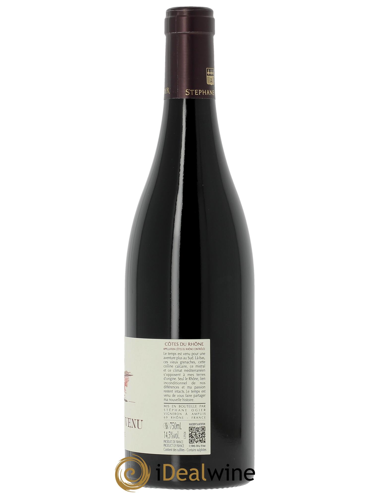 Côtes-du-Rhône Le Temps est Venu Stéphane Ogier  2024 - Lot de 1 bouteille - 1