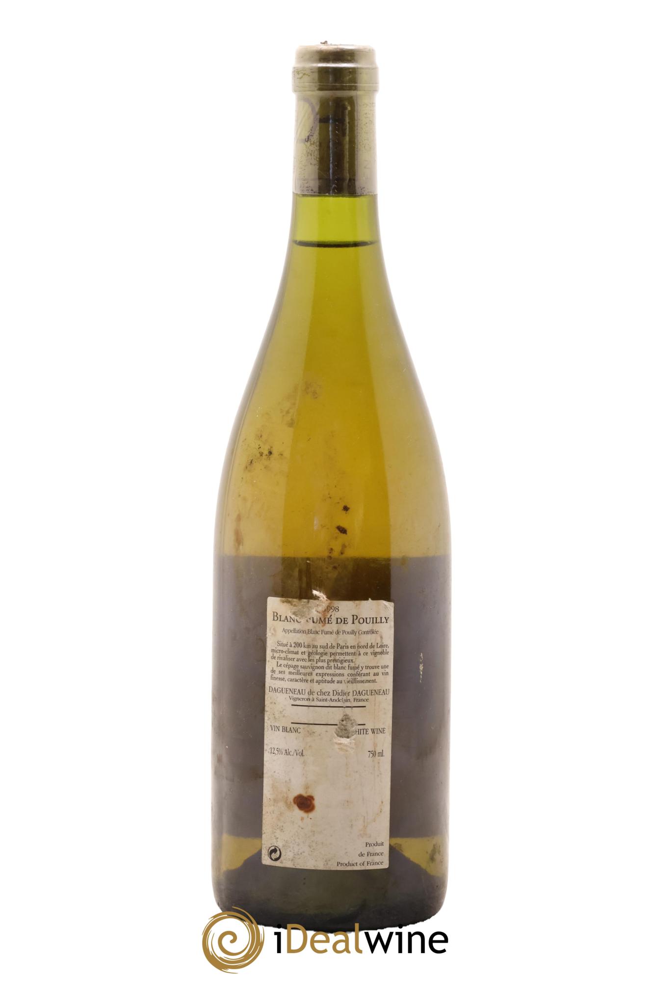 Pouilly-Fumé En Chailloux Dagueneau 1998 - Lotto di 1 bottiglia - 1