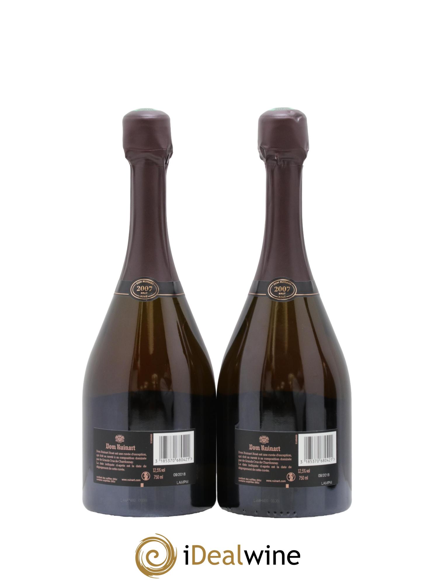Dom Ruinart Brut Ruinart 2007 - Lot of 2 bottles - 1
