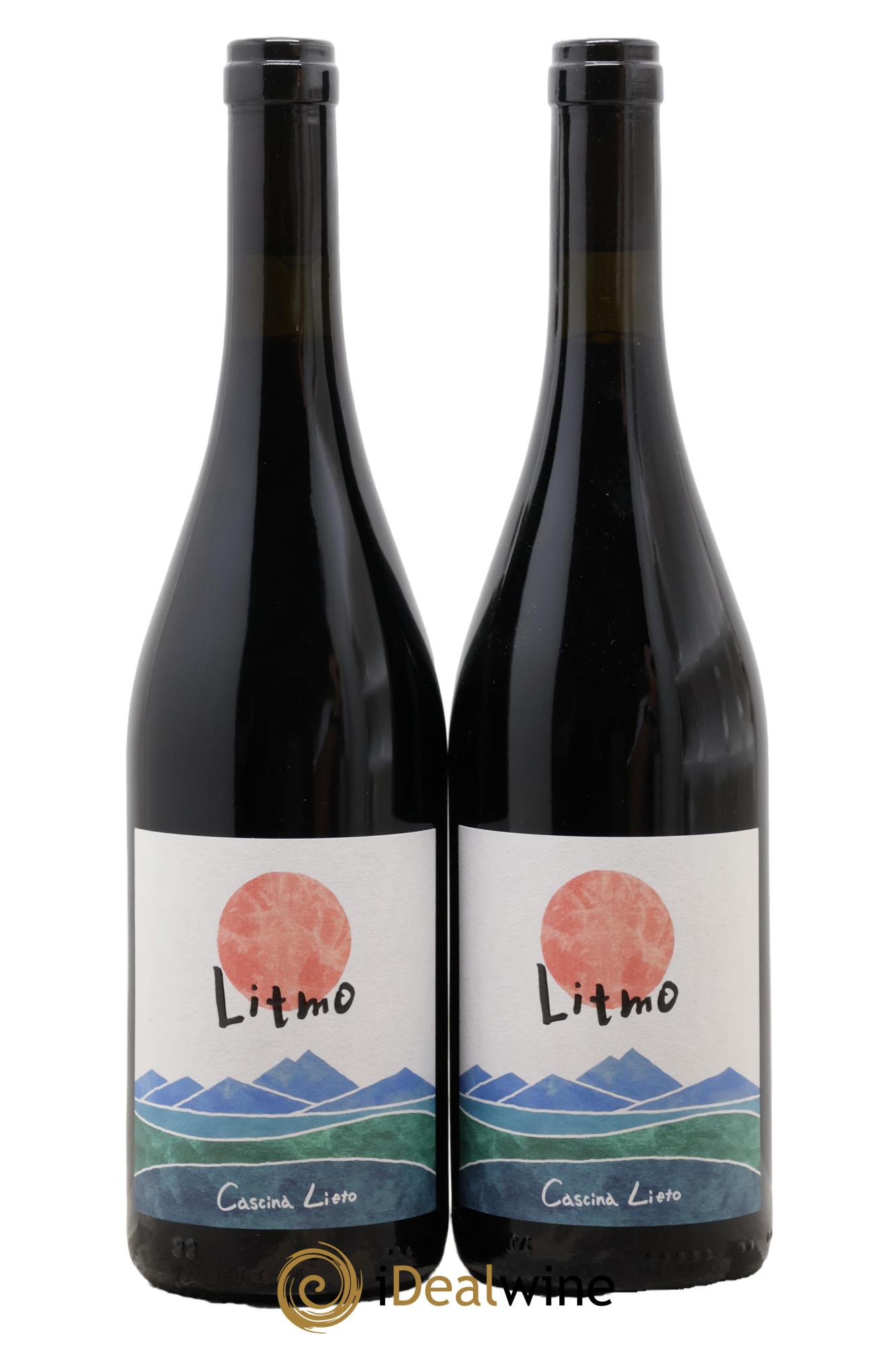 Vino Rosso Litmo Cascina Lieto - Rie e Hiroto Sasaki - Lot of 2 bottles - 0