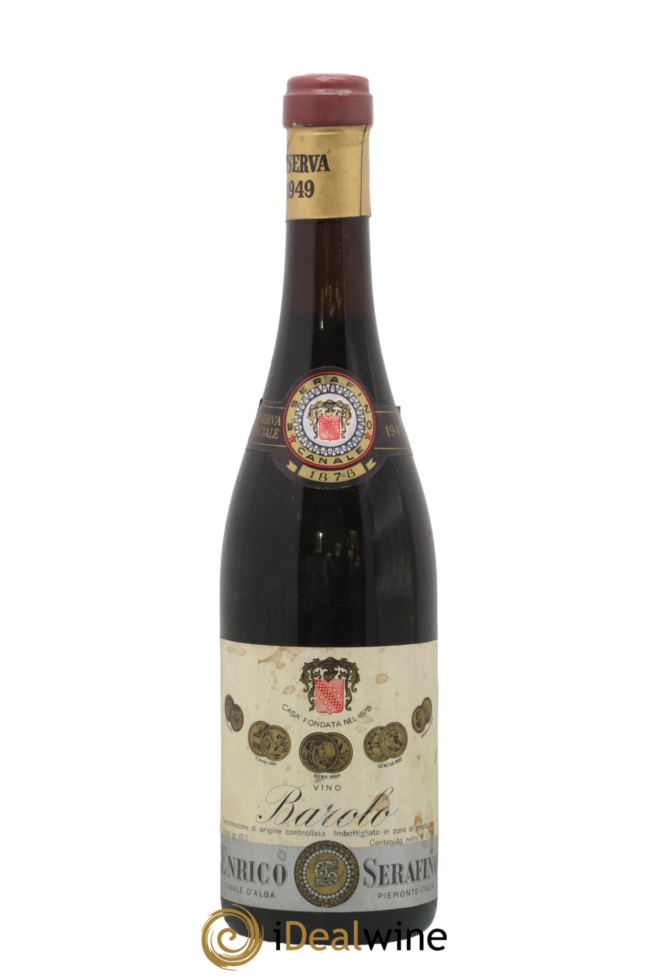Barolo DOCG Riserva speciale Enrico Serafino 1949 - Lot de 1 bouteille - 0