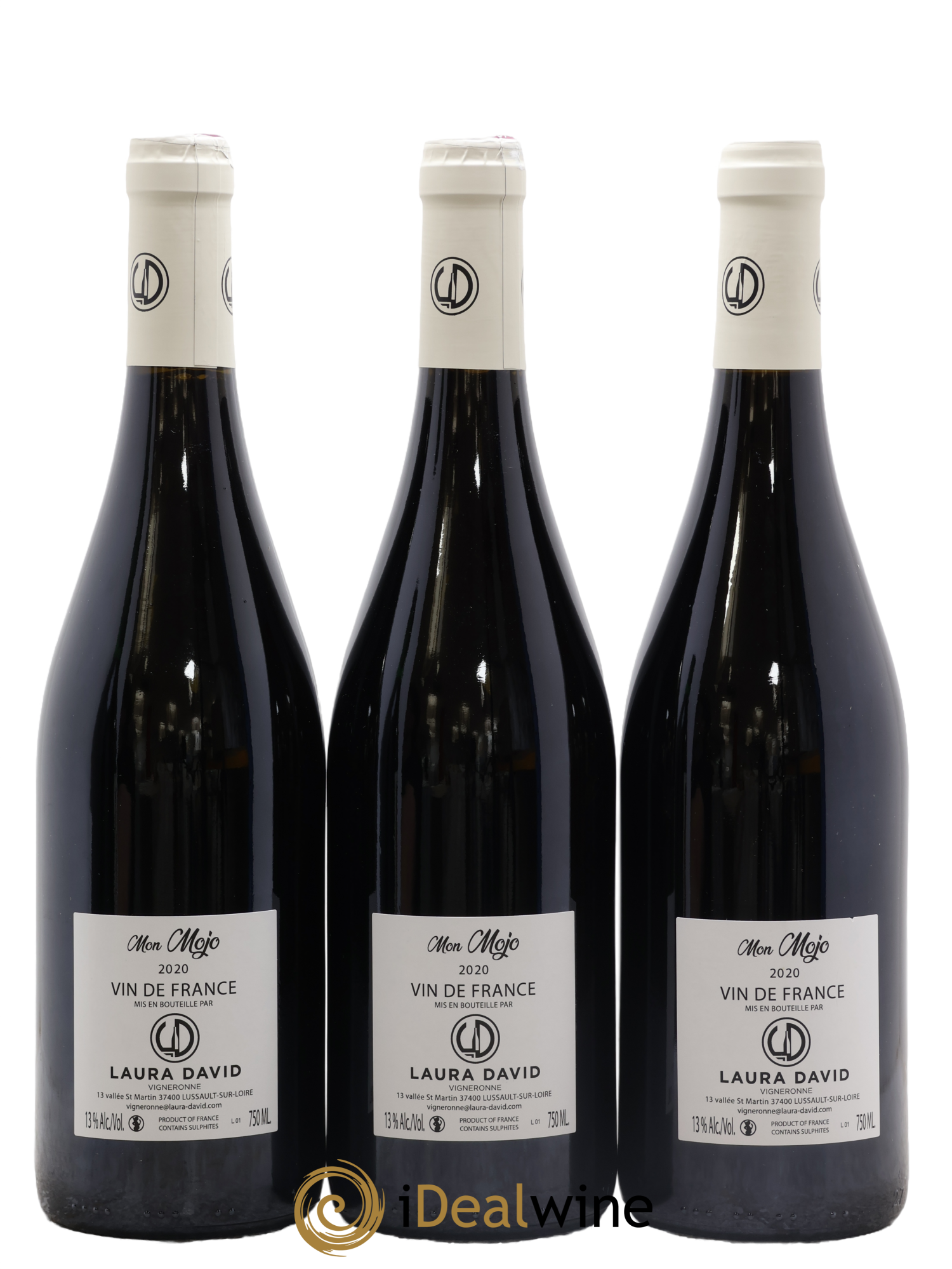 Vin de France Mon Mojo Laura David 2020 - Lotto di 3 bottiglie - 1