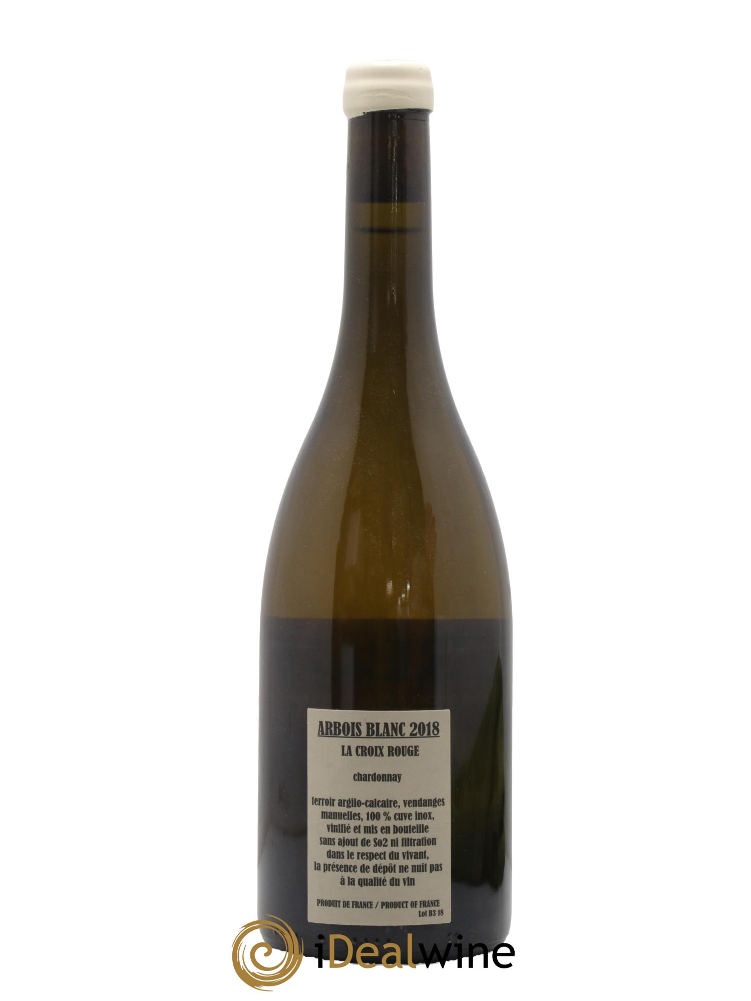 Arbois Chardonnay La Croix Rouge Adeline Houillon & Renaud Bruyère 2018 - Lot de 1 bouteille - 1