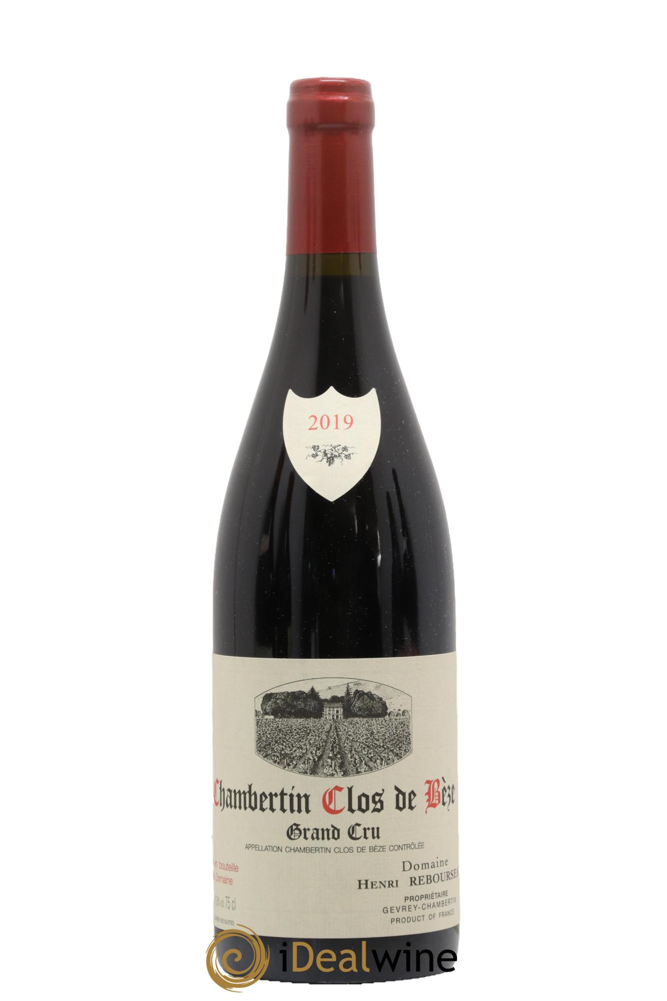 Chambertin Clos de Bèze Grand Cru Domaine Henri Rebourseau 2019 - Lot de 1 bouteille - 0