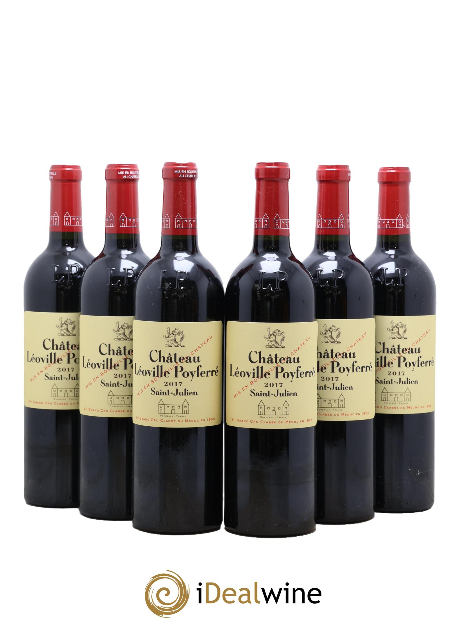 Château Léoville Poyferré 2ème Grand Cru Classé 2017 - Lot of 6 bottles - 0