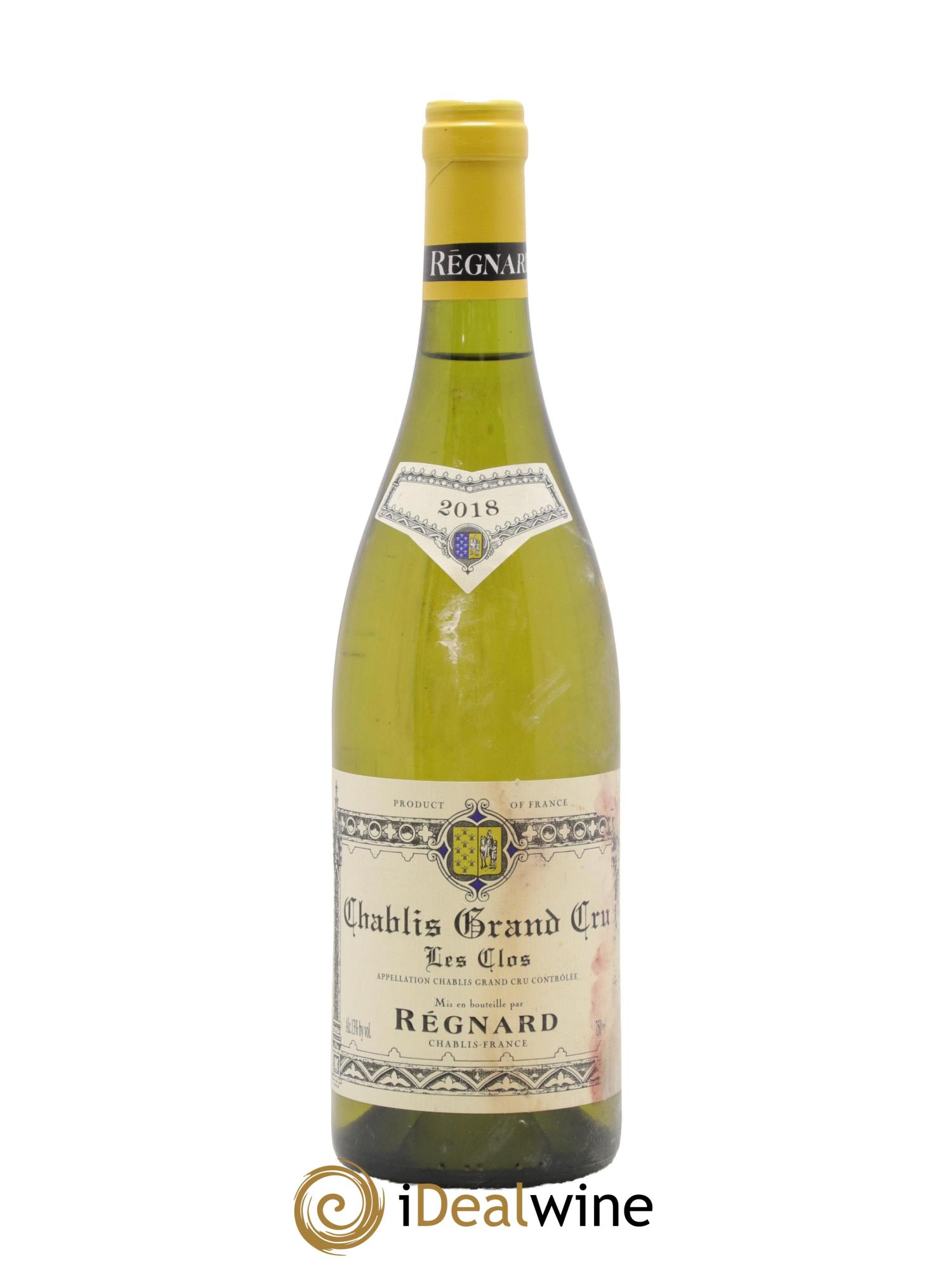 Chablis Grand Cru Les Clos Maison Regnard 2018 - Lot of 1 bottle - 0
