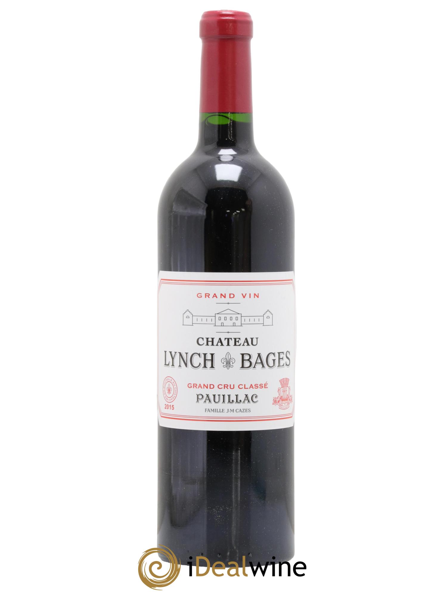 Château Lynch Bages 5ème Grand Cru Classé 2015 - Lot de 1 bouteille - 0