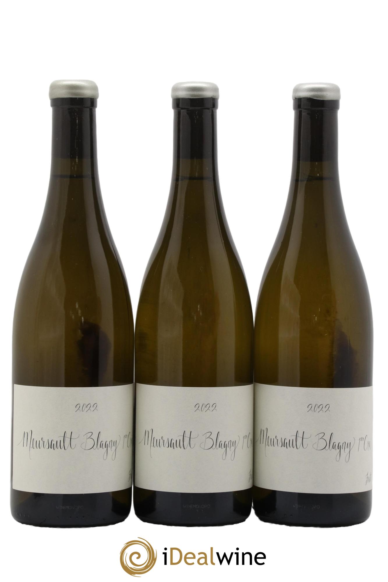 Meursault 1er Cru Blagny Fraté Frédéric Cossard  2022 - Lot de 3 bouteilles - 0