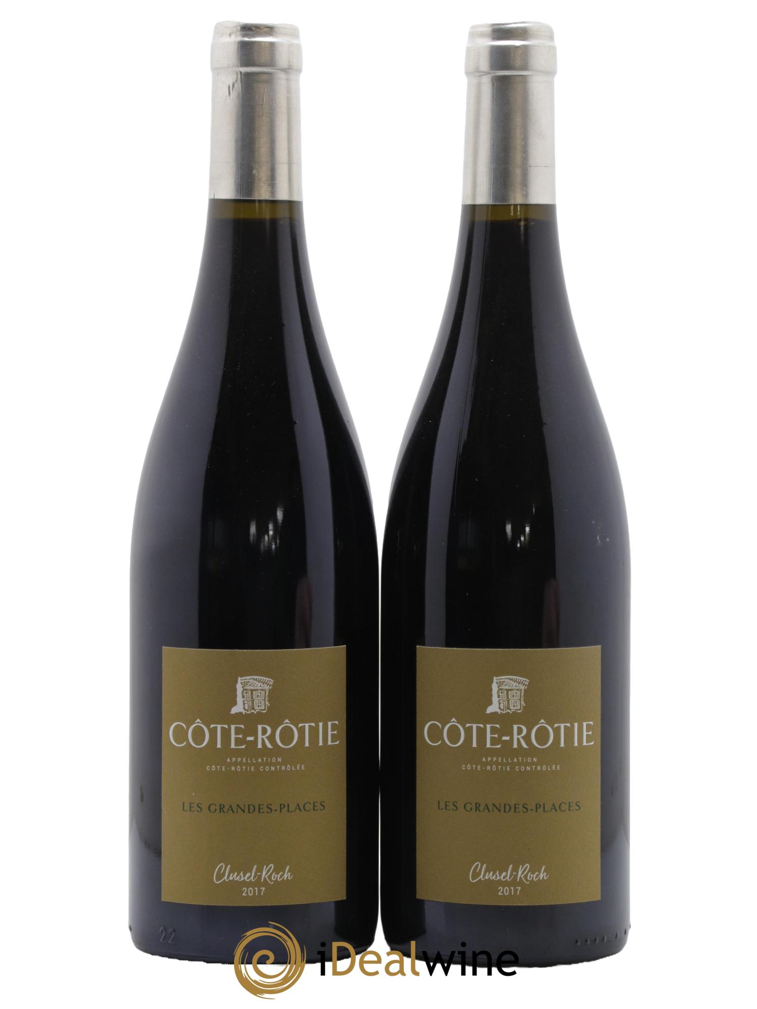 Côte-Rôtie Les Grandes Places Clusel-Roch 2017 - Posten von 2 Flaschen - 0