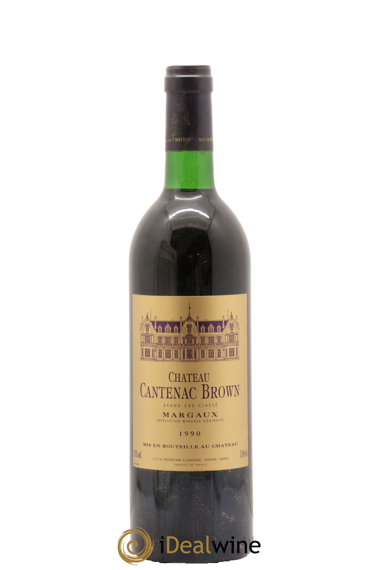 Château Cantenac Brown 3ème Grand Cru Classé 1990 - Lotto di 1 bottiglia - 0