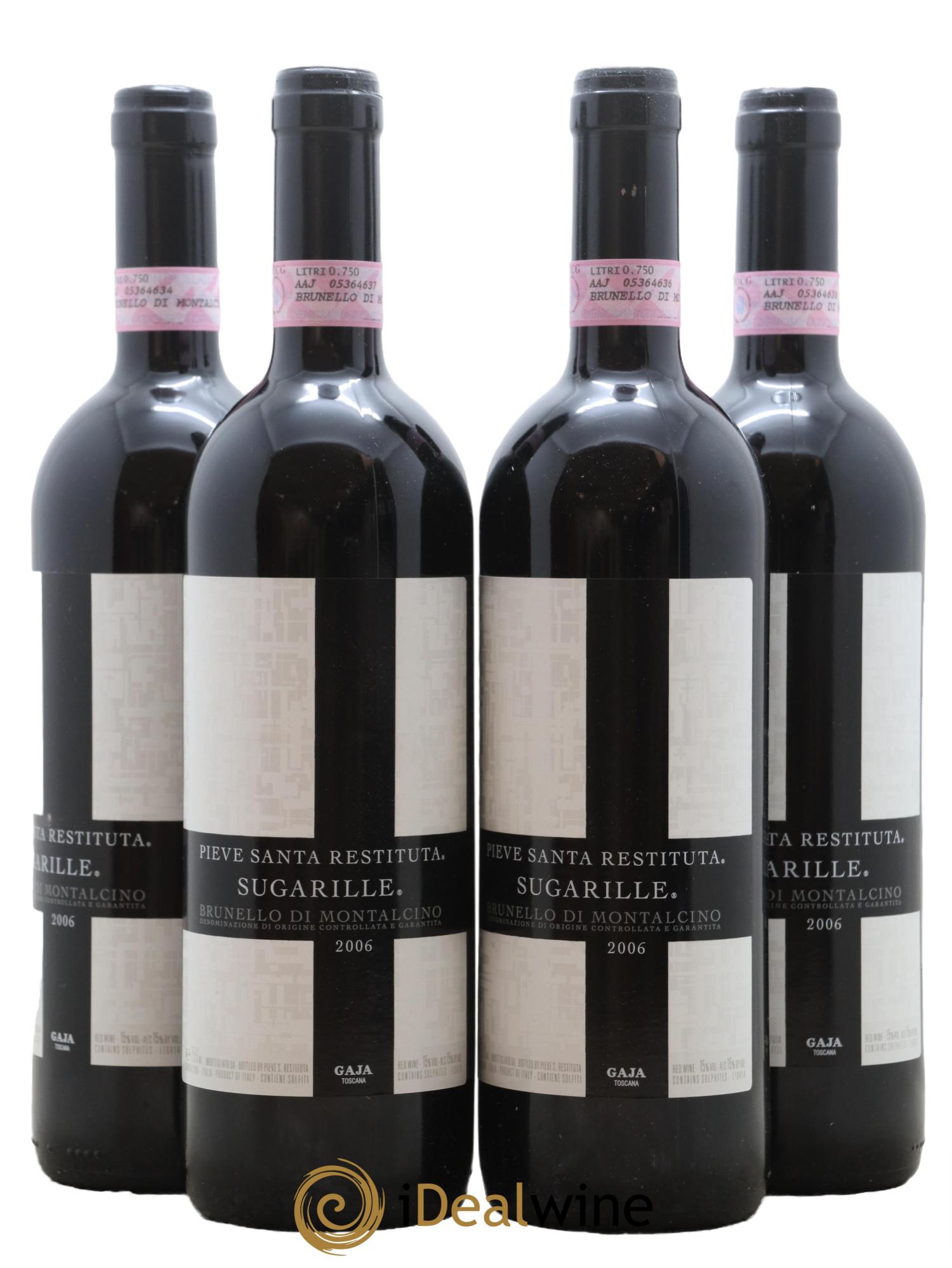 Brunello di Montalcino DOCG Pieve Santa Restituta - Sugarille Angelo Gaja 2006 - Posten von 4 Flaschen - 0