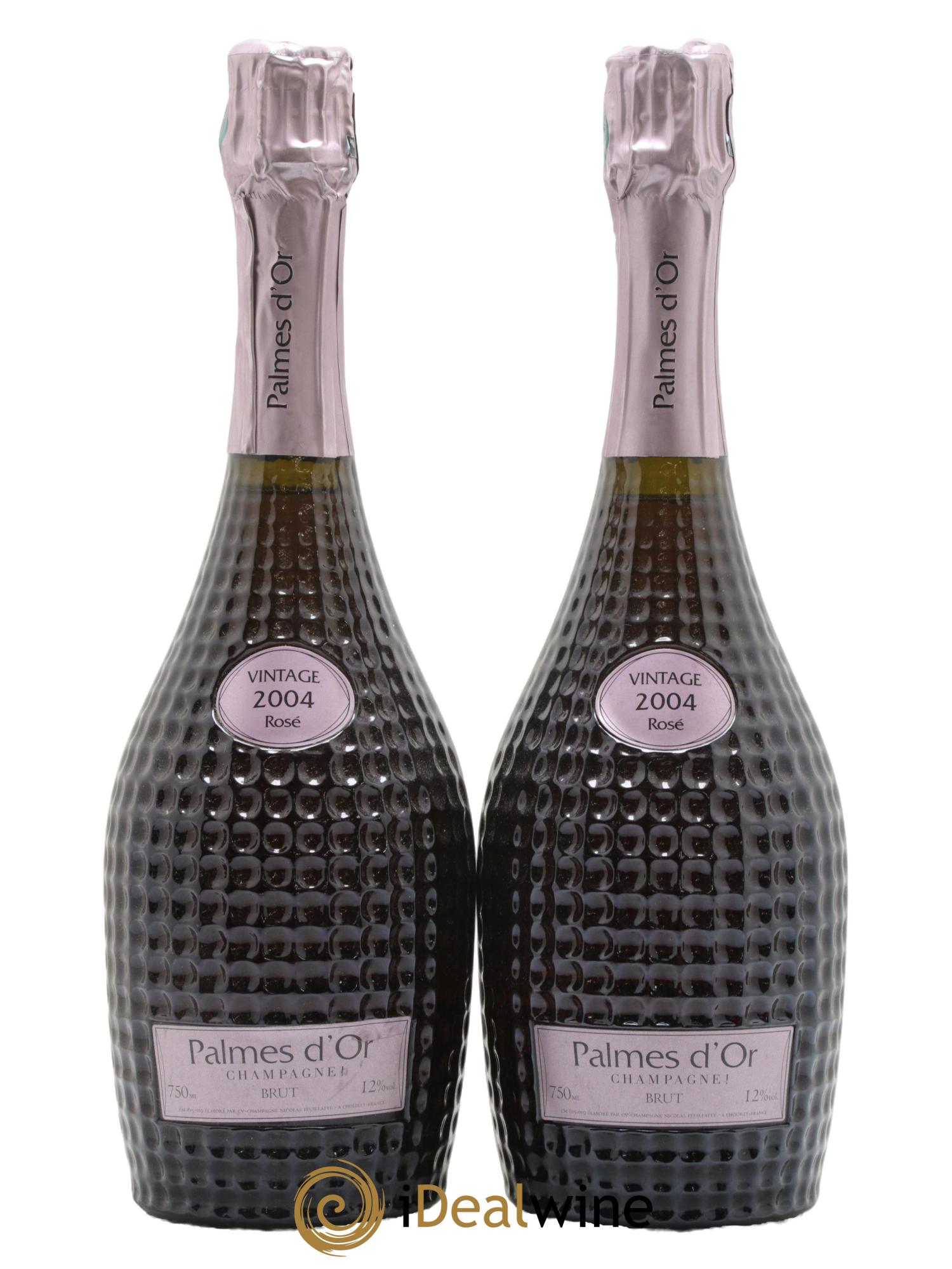 Champagne - Palme d'Or Nicolas Feuillate 2004 - Lot de 2 bouteilles - 0