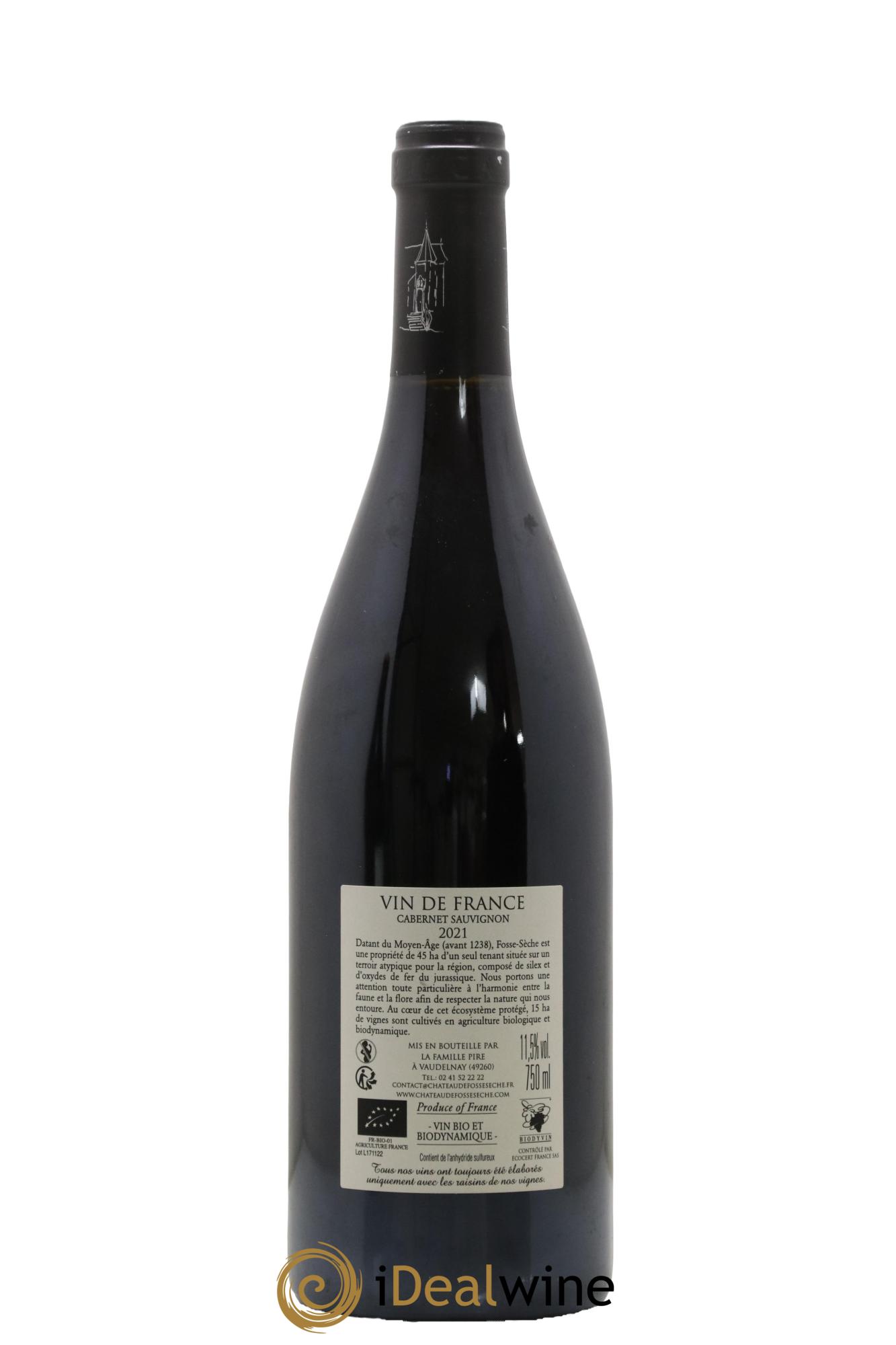 Vin de France Laurasie Fosse-Sèche 2021 - Lot de 1 bouteille - 1