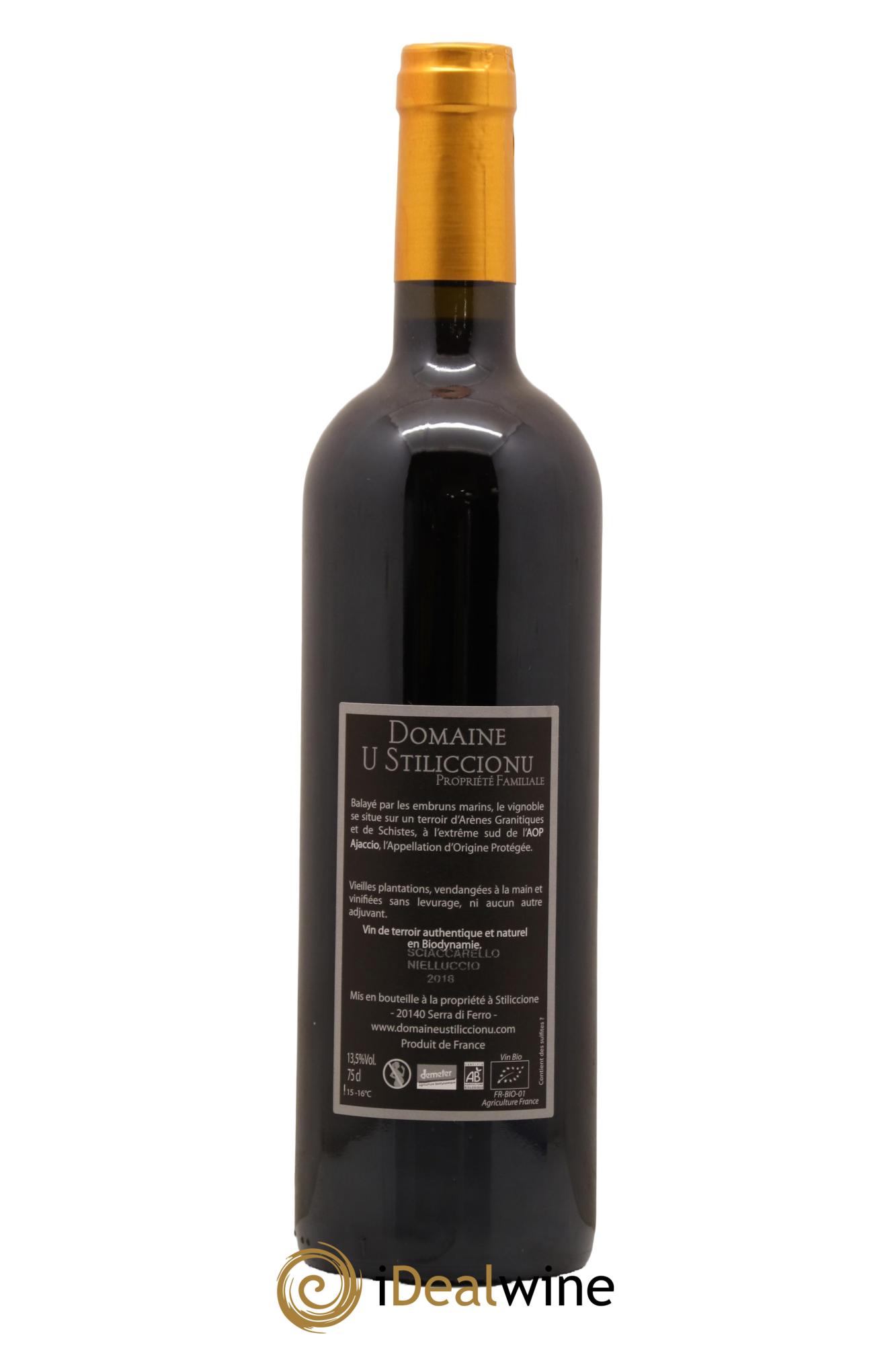 Ajaccio U Stiliccionu Kalliste 2018 - Lot de 1 bouteille - 1