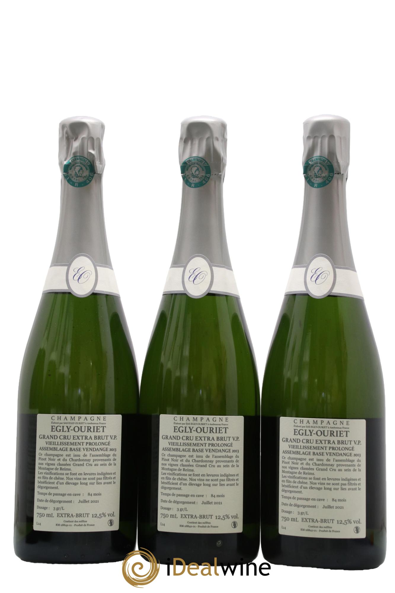 Extra-Brut VP Egly-Ouriet - Lot de 3 bouteilles - 1
