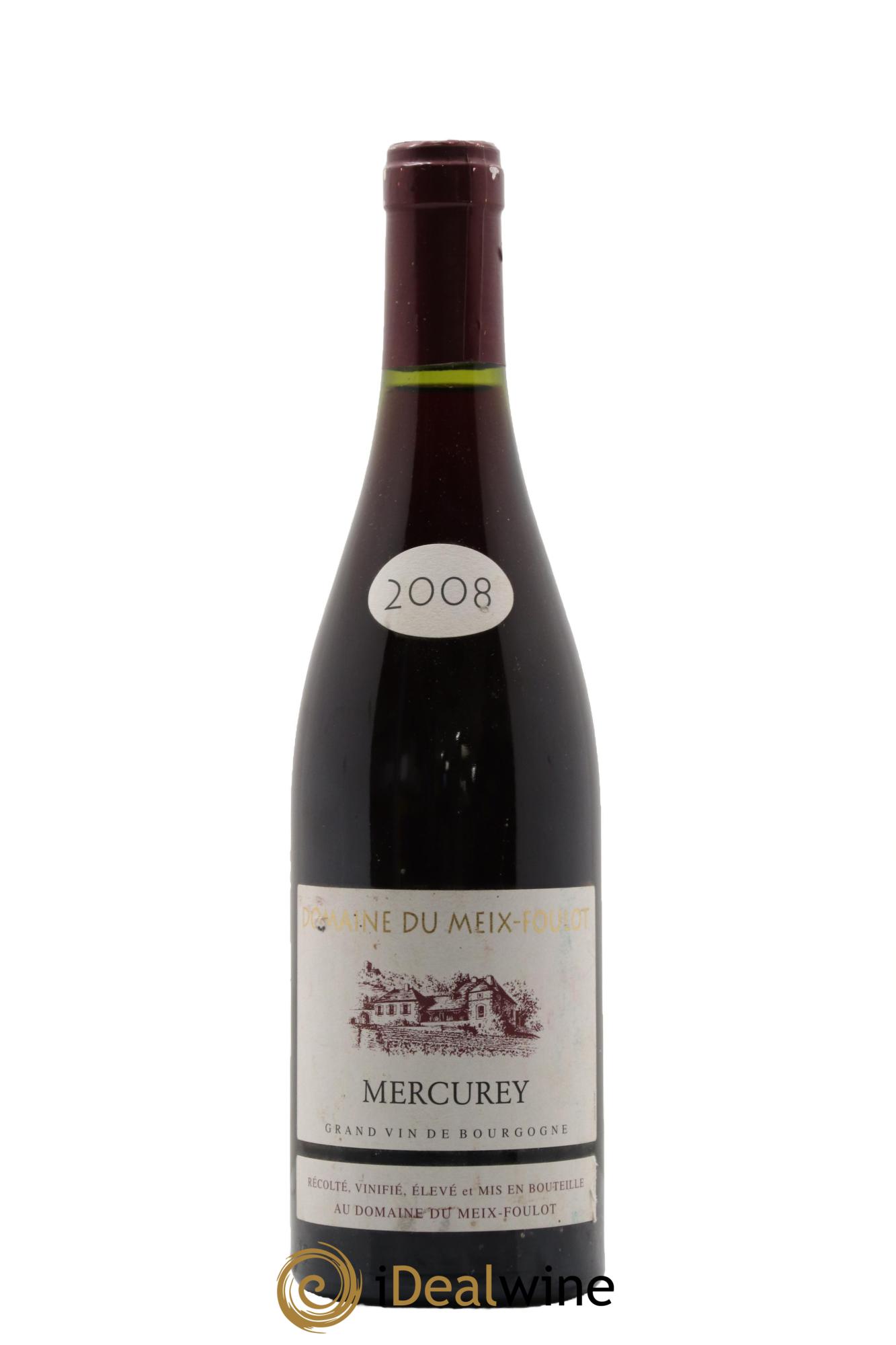 Mercurey Domaine Meix Foulot 2008 - Lot de 1 bouteille - 0