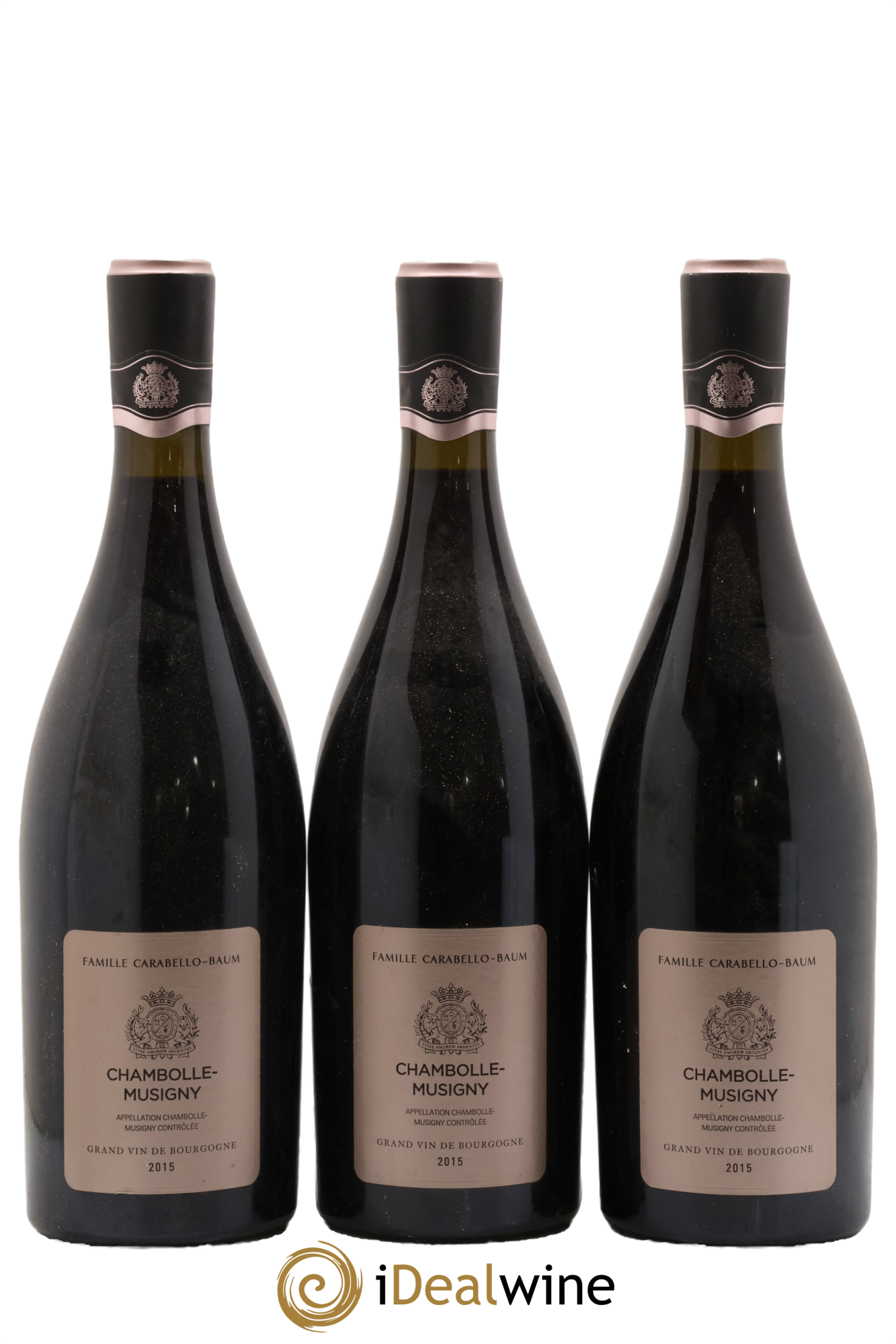 Chambolle-Musigny Château de Pommard Famille Carabello Baum 2015 - Lot of 3 bottles - 0