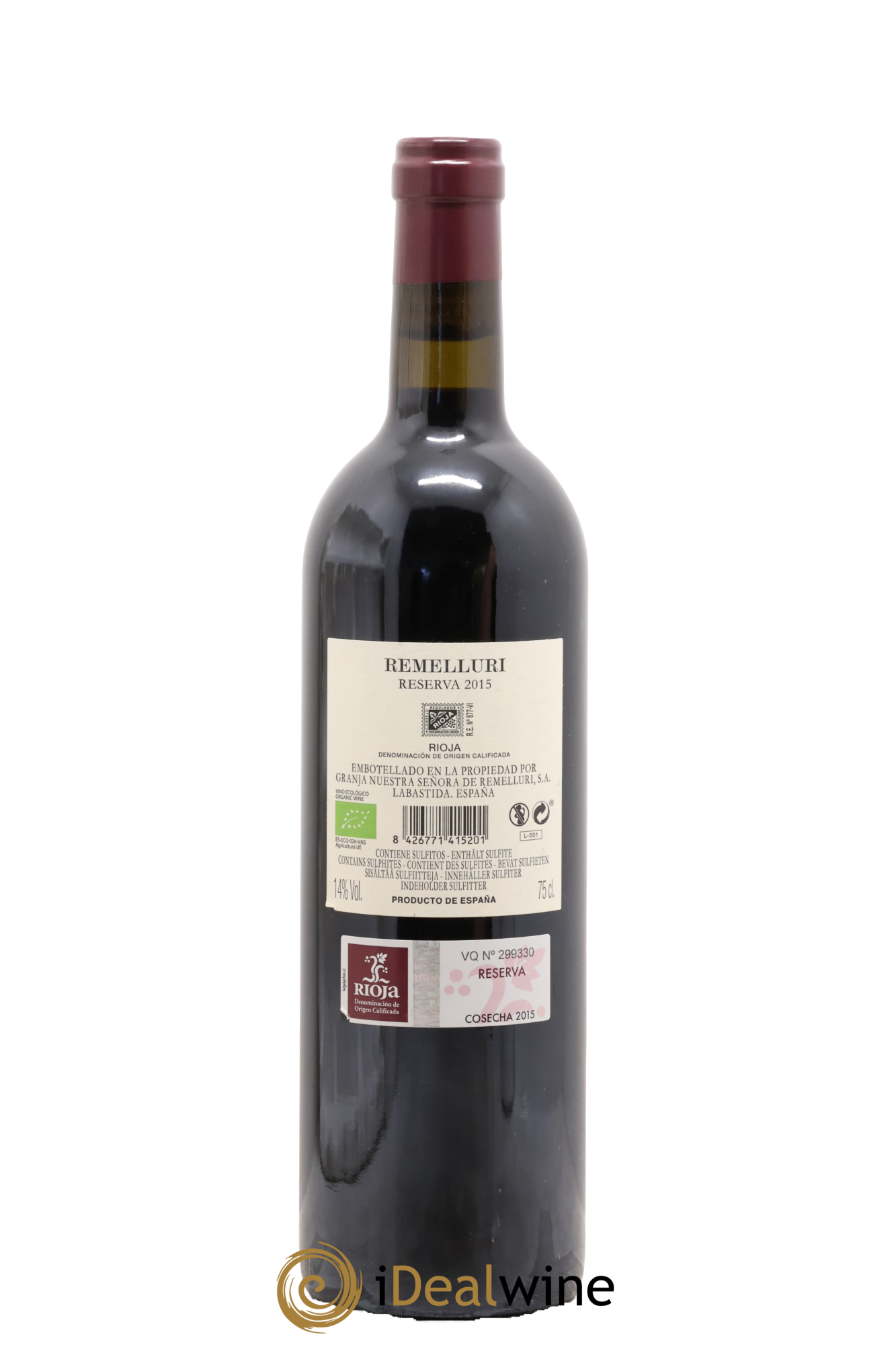 Rioja DOCA Remelluri Reserva Granja Nuestra Senora de Remelluri 2015 - Lot de 1 bouteille - 1
