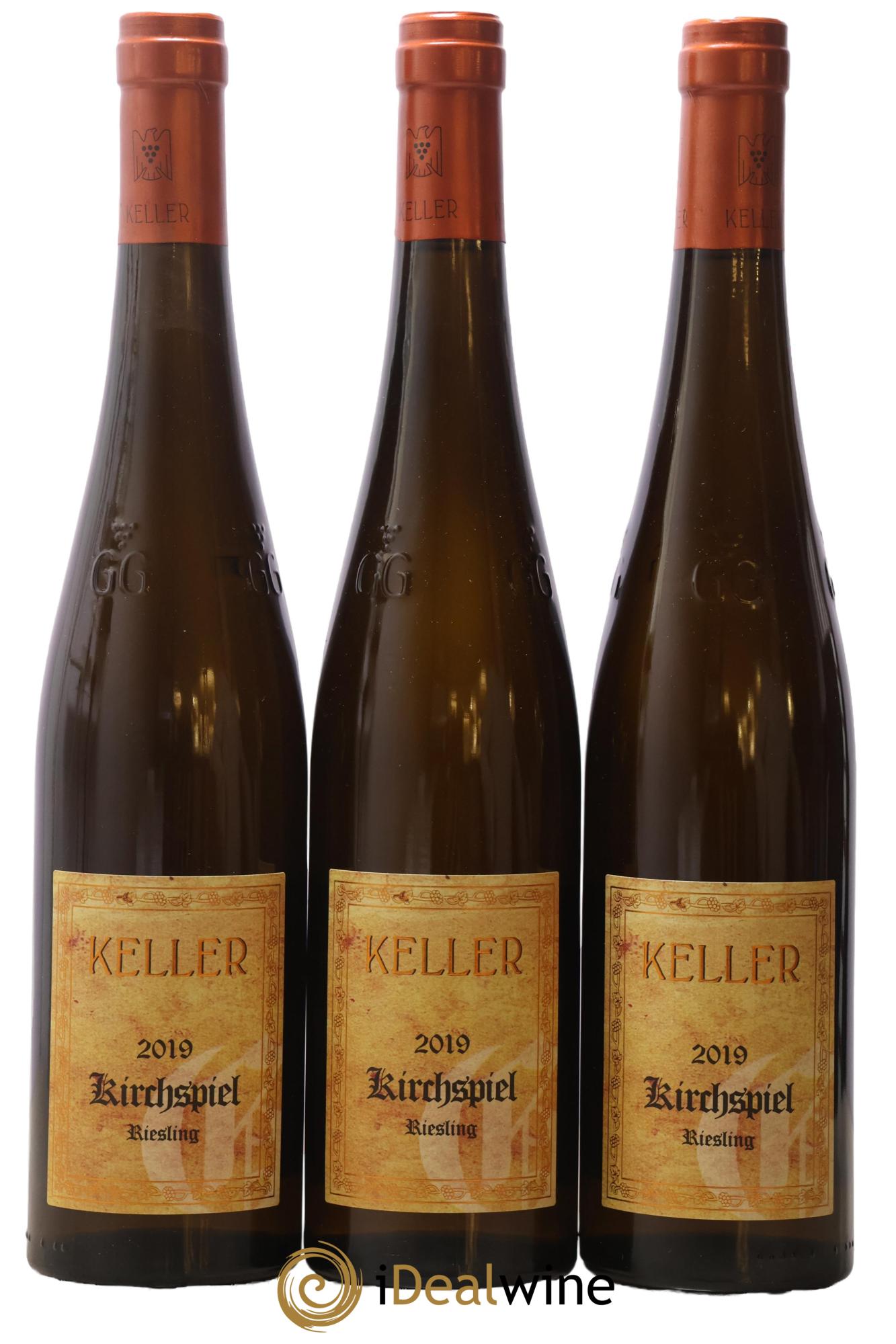 Riesling Trocken Westhofen Kirchspiel Keller 2019 - Posten von 3 Flaschen - 0